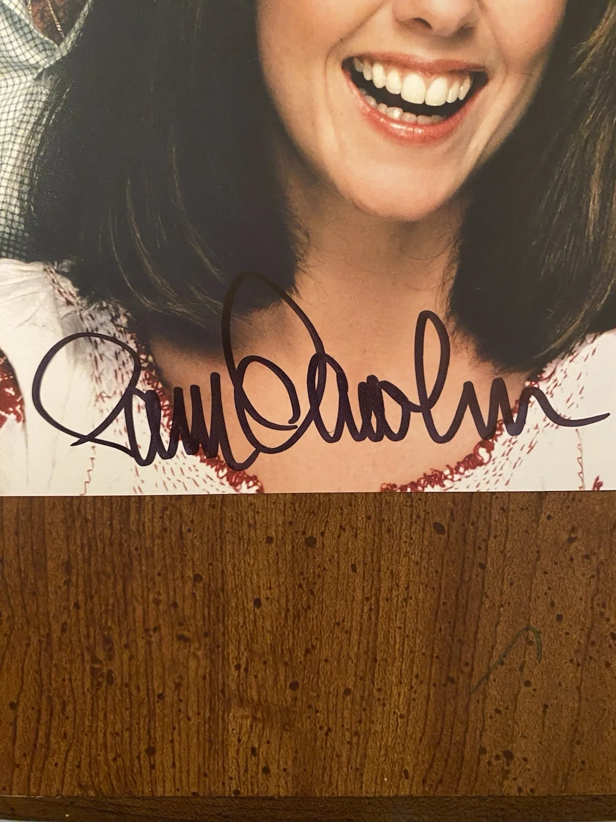 Pam Dawber — Pam Dawber Signed Autographed Photo Mork And Mindy Robin Williams Beckett BAS, изображение 2
