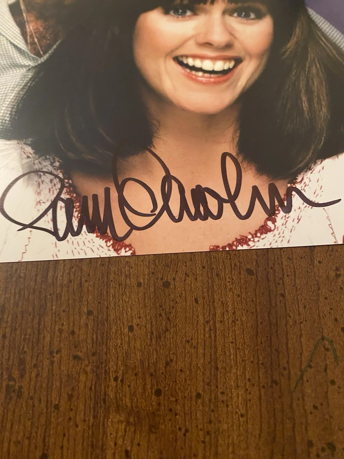 Pam Dawber — Pam Dawber Signed Autographed Photo Mork And Mindy Robin Williams Beckett BAS, изображение 3