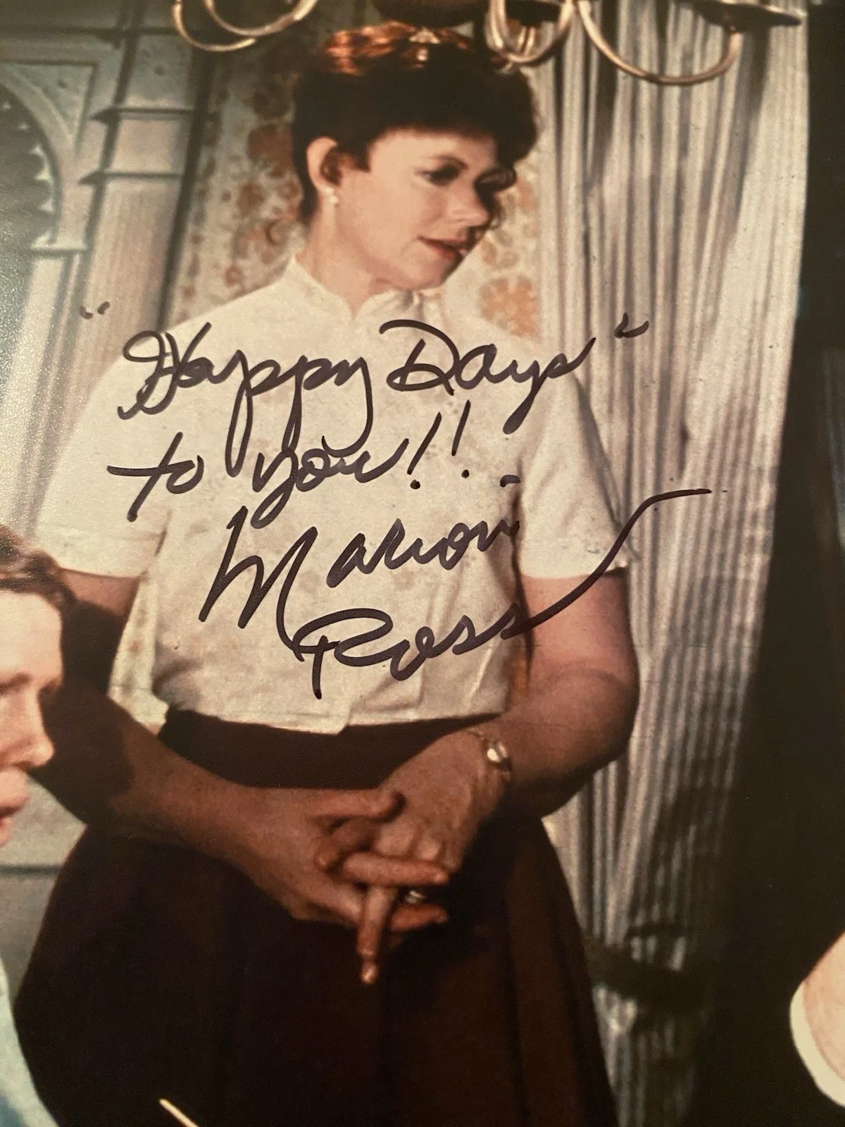 Marion Ross — Marion Ross Signed Autographed Photo Happy Days Beckett BAS, изображение 3