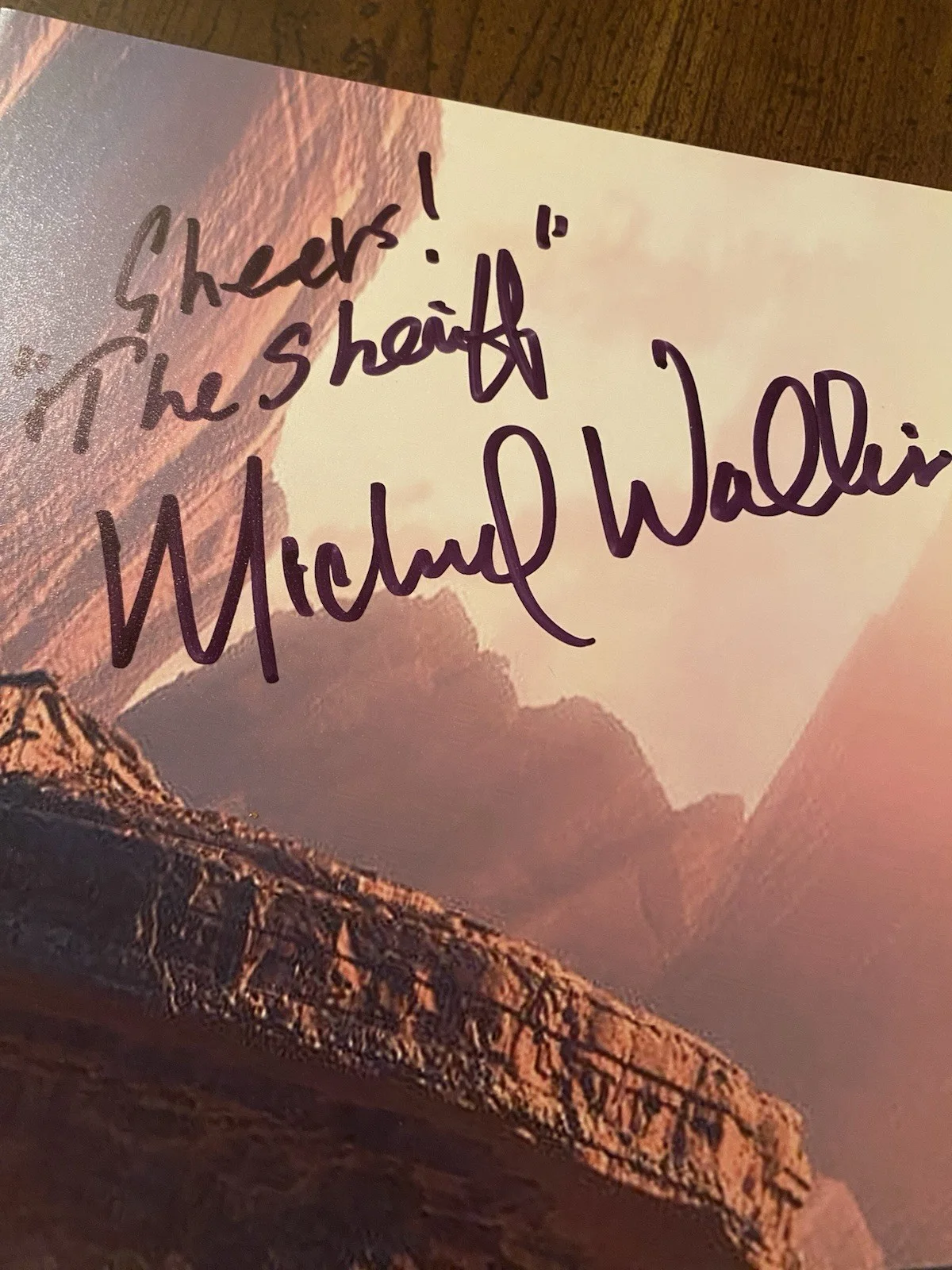 Michael Wallis — Michael Wallis Signed Autographed 8x10 Photo Cars The Sheriff Beckett BAS, изображение 3
