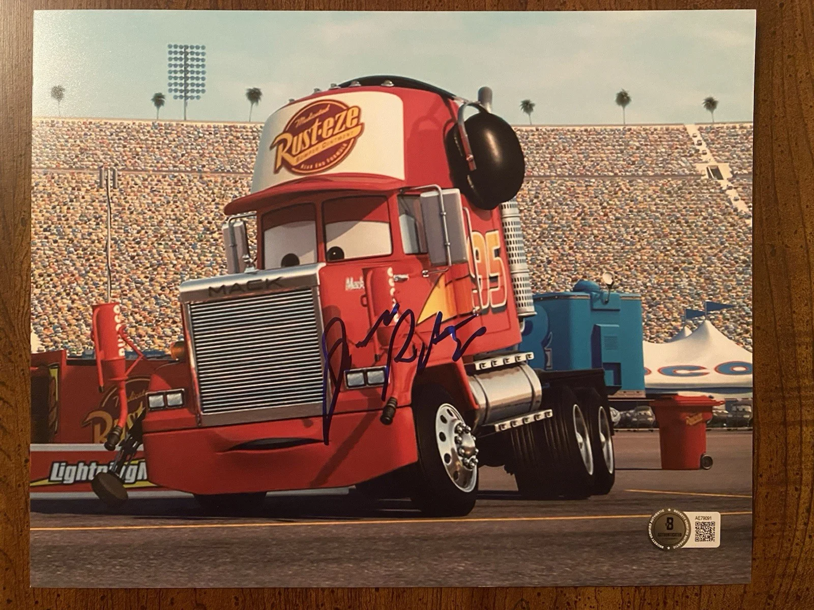 John Ratzenberger — John Ratzenberger Signed Autographed 8x10 Photo Cars Mack Pixar Beckett BAS