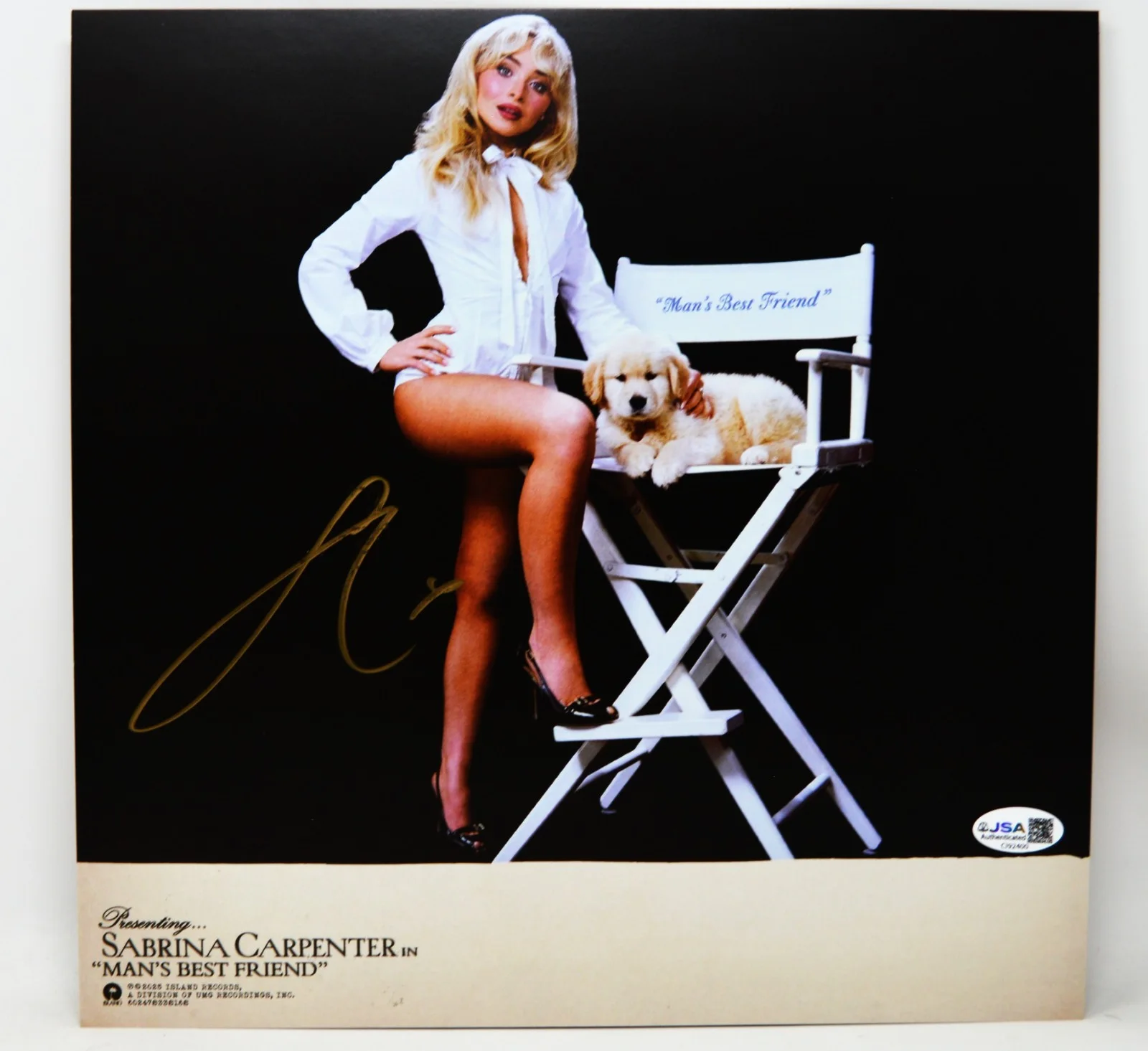 SABRINA CARPENTER LP Signed Autographed Insert "MAN'S BEST FRIEND" JSA #CI92400, image 2