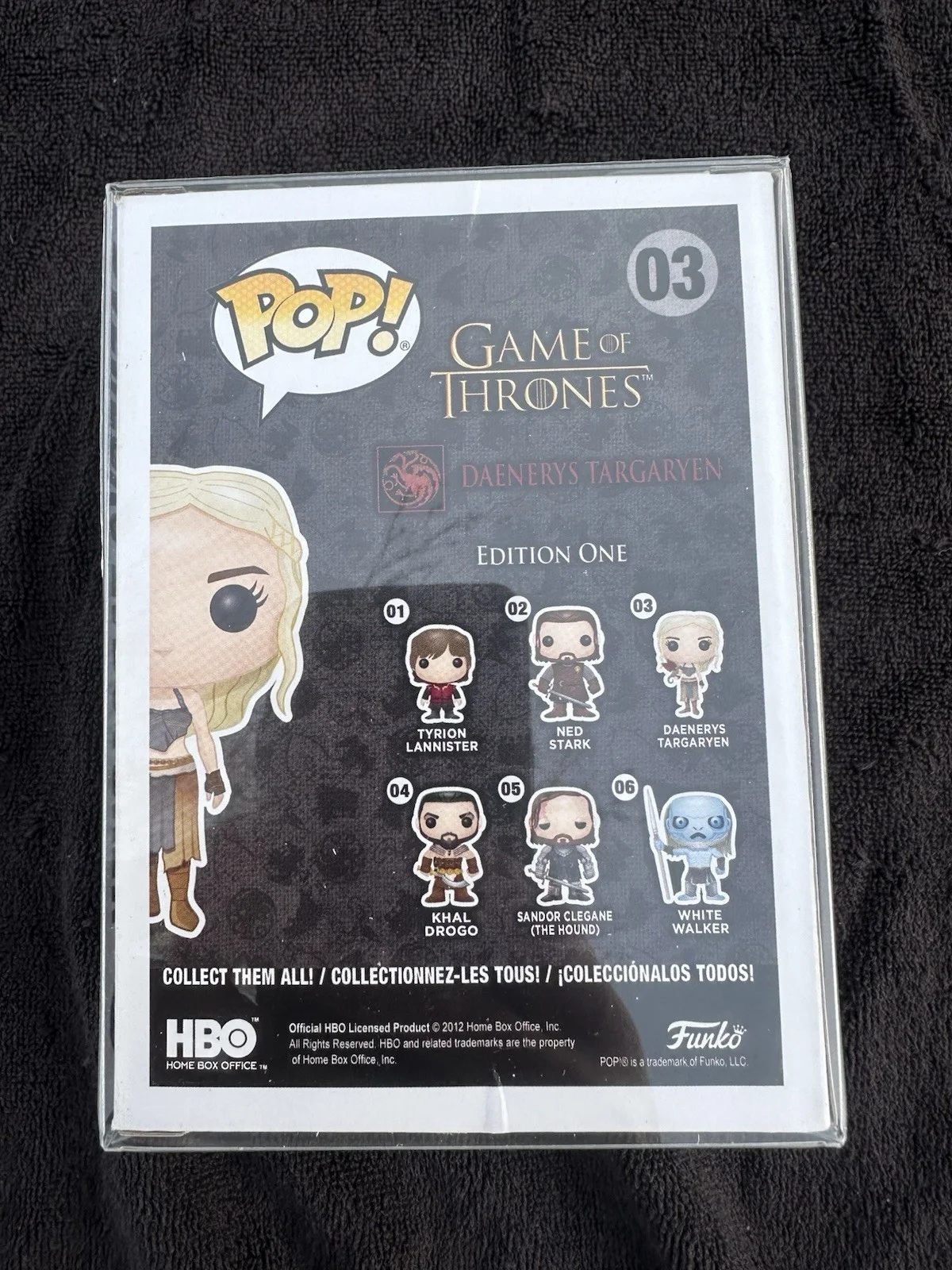 Emilia Clarke — EMILIA CLARKE SIGNED DAENERYS TARGARYEN GAME OF THRONES FUNKO POP BAS BECKETT, image 4