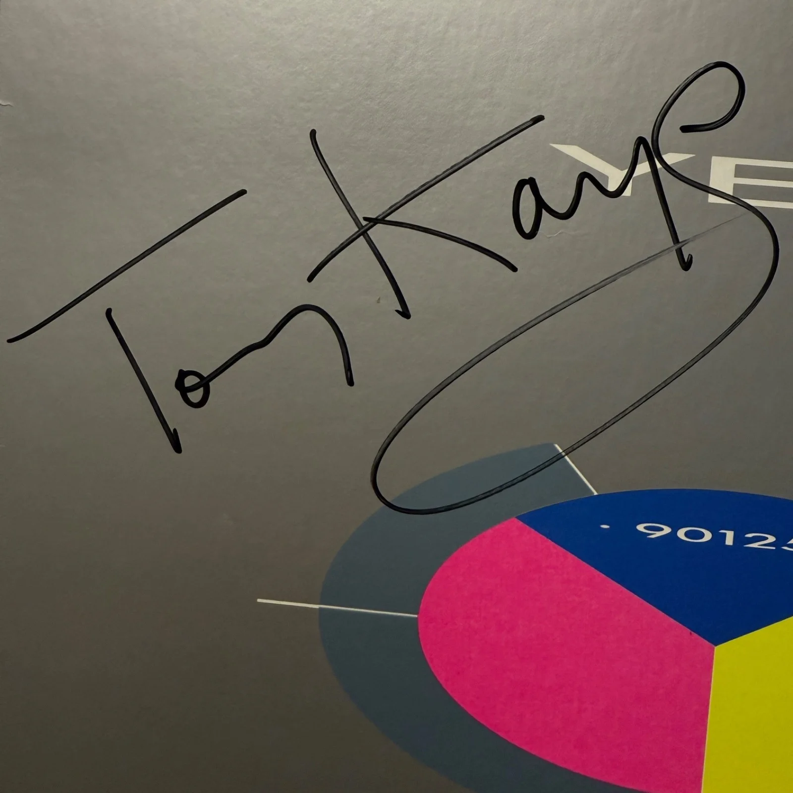 YES - 90125 AUTOGRAPHED by TREVOR RABIN & TONY KAYE usa vinyl with inner sleeve, изображение 2