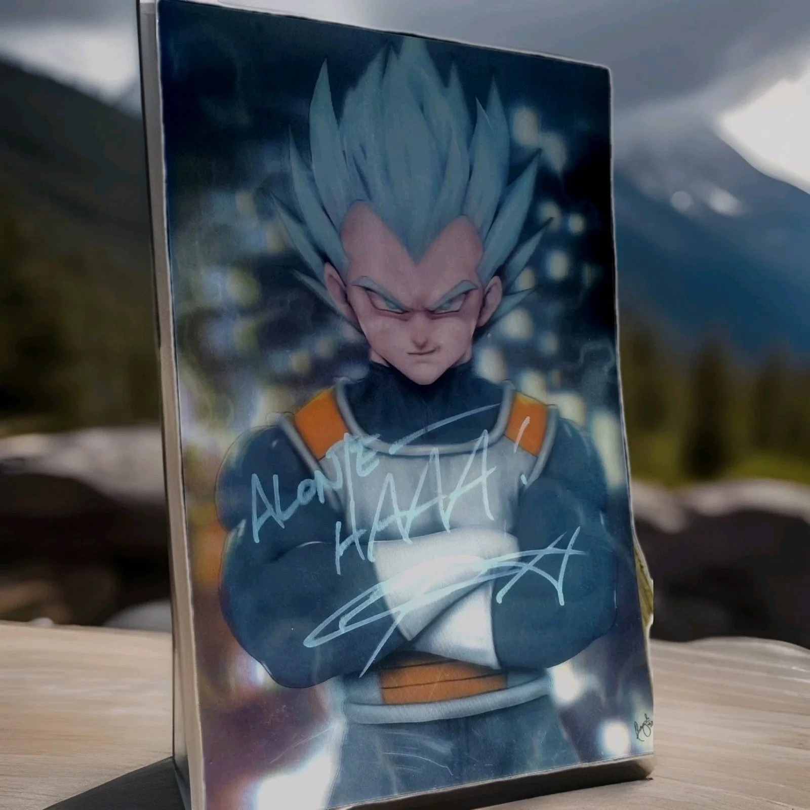 Chris Sabat — AUTOGRAPHED VEGETA COLLECTABLE
