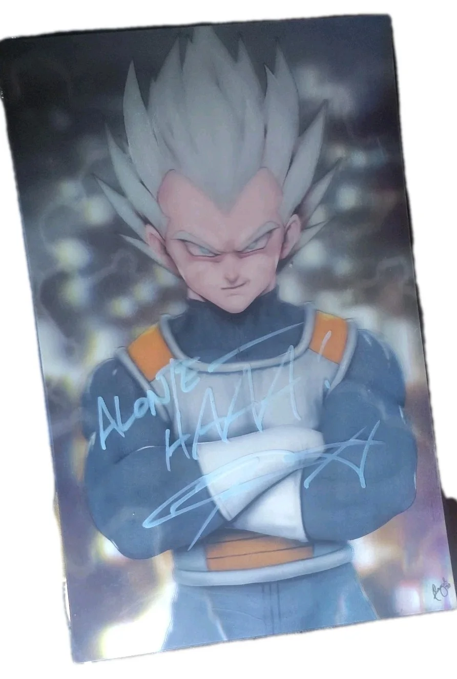 Chris Sabat — AUTOGRAPHED VEGETA COLLECTABLE, изображение 2