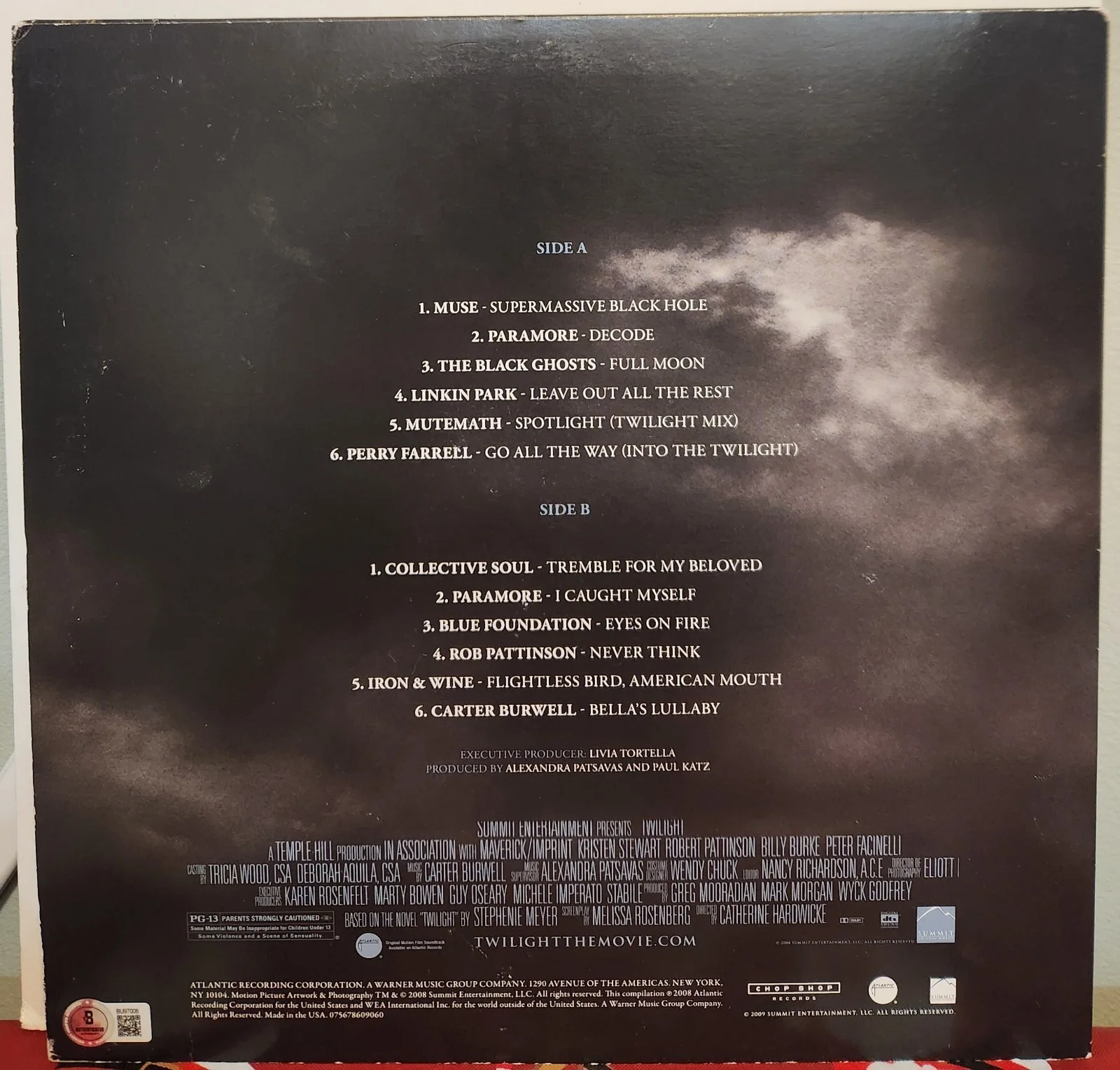 kristen stewart — Kristen Stewart Signed Autographed Twilight Vinyl Bella Soundtrack BAS COA, image 2