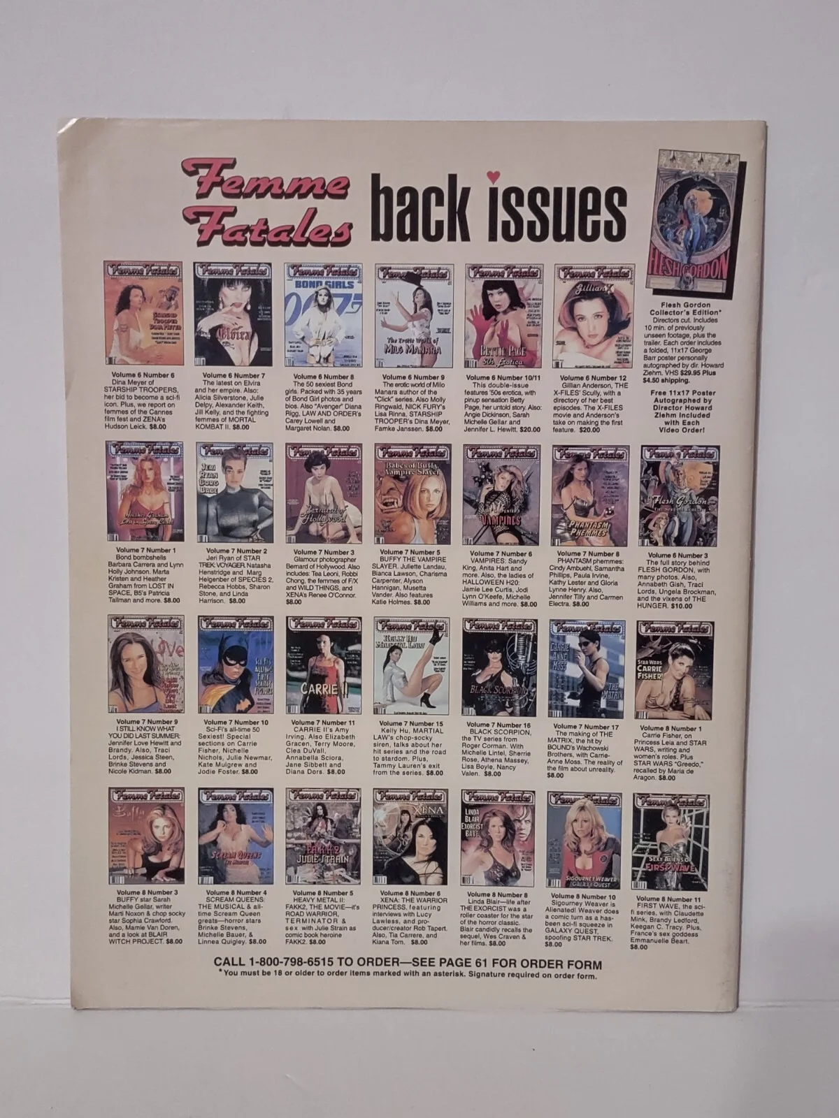 Debbie Rochon — Debbie Rochon Signed Femme Fatales Magazine American Nightmare Vol 10 #3. Horror, изображение 3