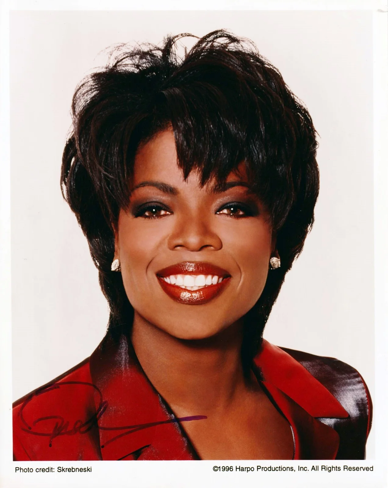 Oprah Winfrey — OPRAH WINFREY signed / autographed 8x10 publicity photo - with COA (photo #2)
