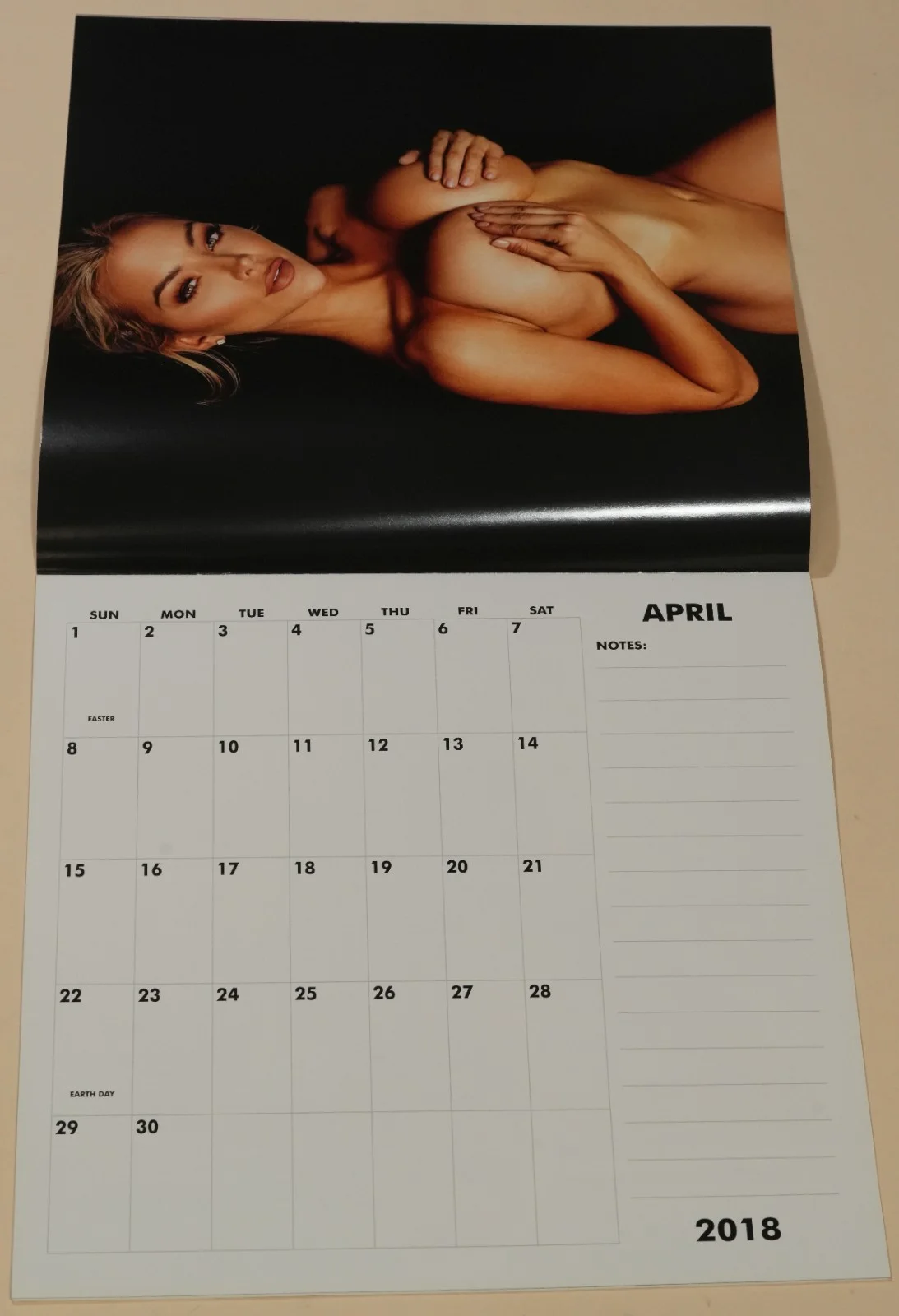 Lindsey Pelas — Lindsey Pelas Signed Official 2018 Calendar BAS COA Playboy Nearly Naked Auto'd, изображение 4