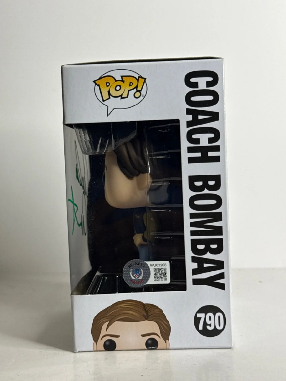 Emilio Estevez — Emilio Estevez Signed The Mighty Ducks Funko #790 Coach Bombay BAS WU03268, изображение 2