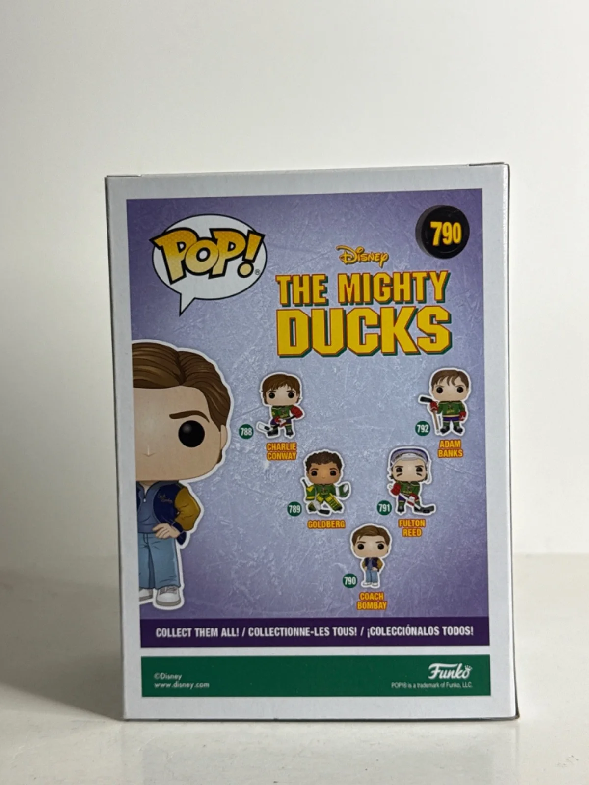 Emilio Estevez — Emilio Estevez Signed The Mighty Ducks Funko #790 Coach Bombay BAS WU03268, изображение 3