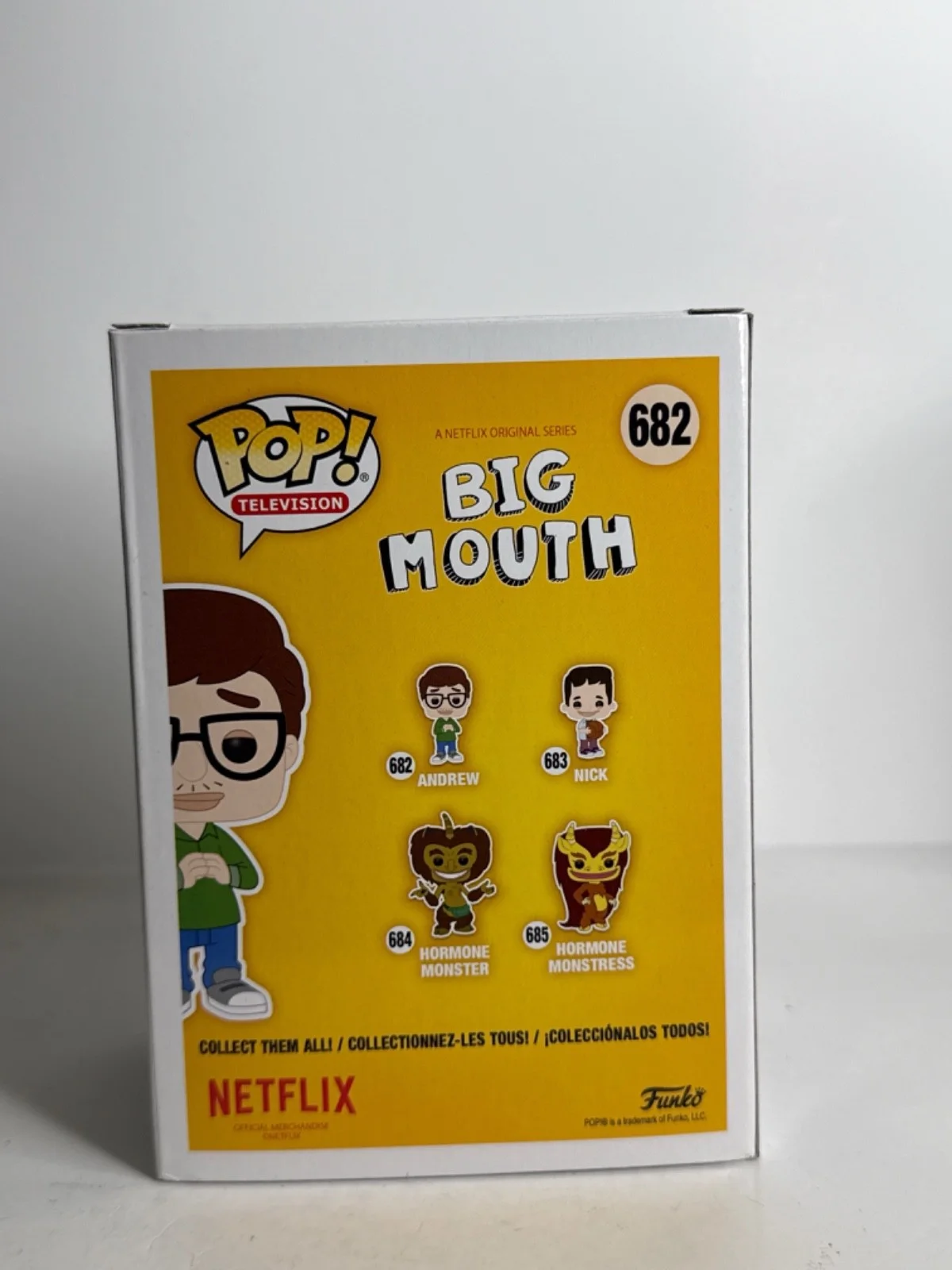 John Mulaney — John Mulaney Signed Andrew Big Mouth Funko Pop #682 PSA AM85944, изображение 3