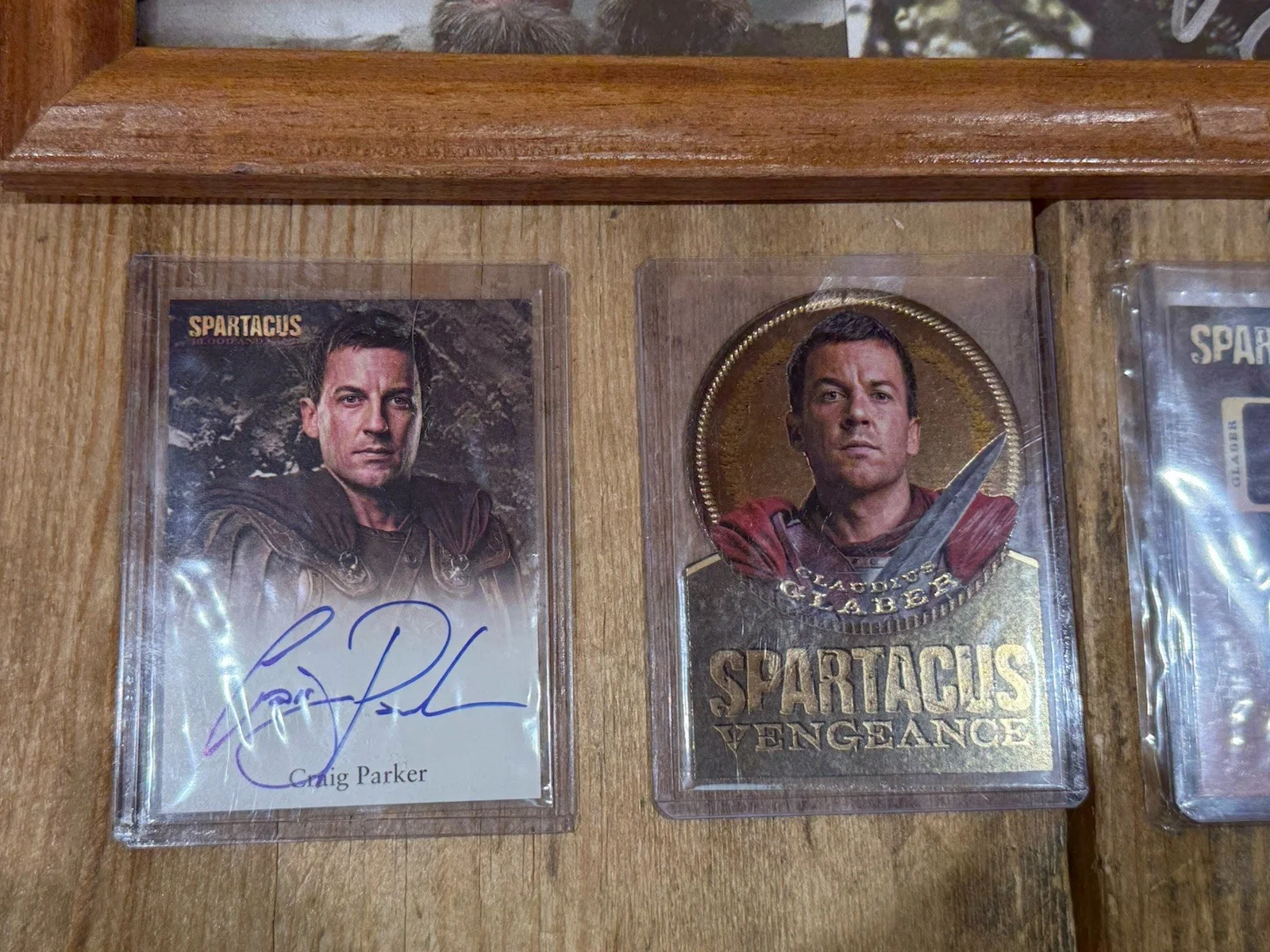 Craig Parker — 5pc. Lot Craig Parker Lord of The Rings/Spartacus Picture & Cards *AUTOGRAPHED*, изображение 3