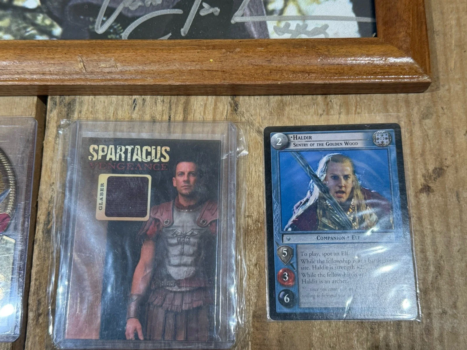 Craig Parker — 5pc. Lot Craig Parker Lord of The Rings/Spartacus Picture & Cards *AUTOGRAPHED*, изображение 4