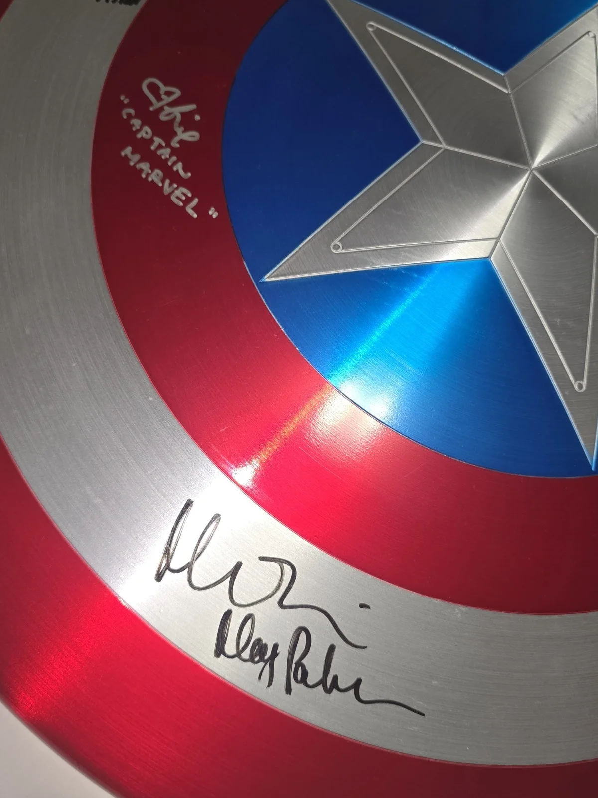 24in METAL 75th Marvel Legends CAPTAIN AMERICA SHIELD JSA, image 4