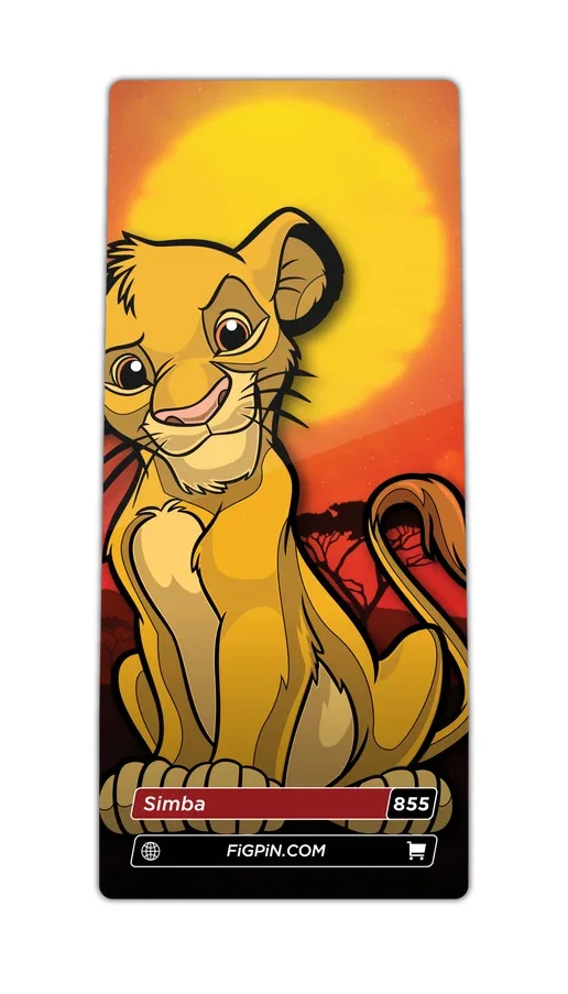 FiGPiN Simba (0855) Disney's Lion King 3-Inch Enamel Pin, image 2