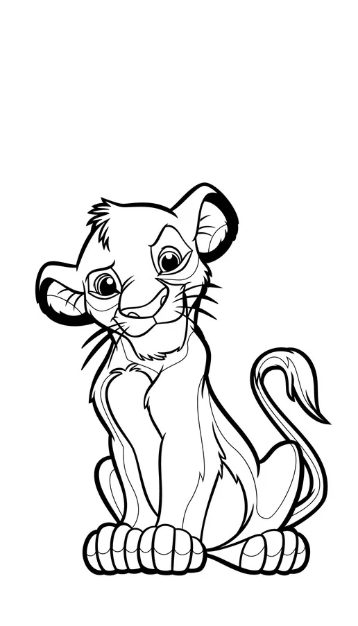 FiGPiN Simba (0855) Disney's Lion King 3-Inch Enamel Pin, image 5
