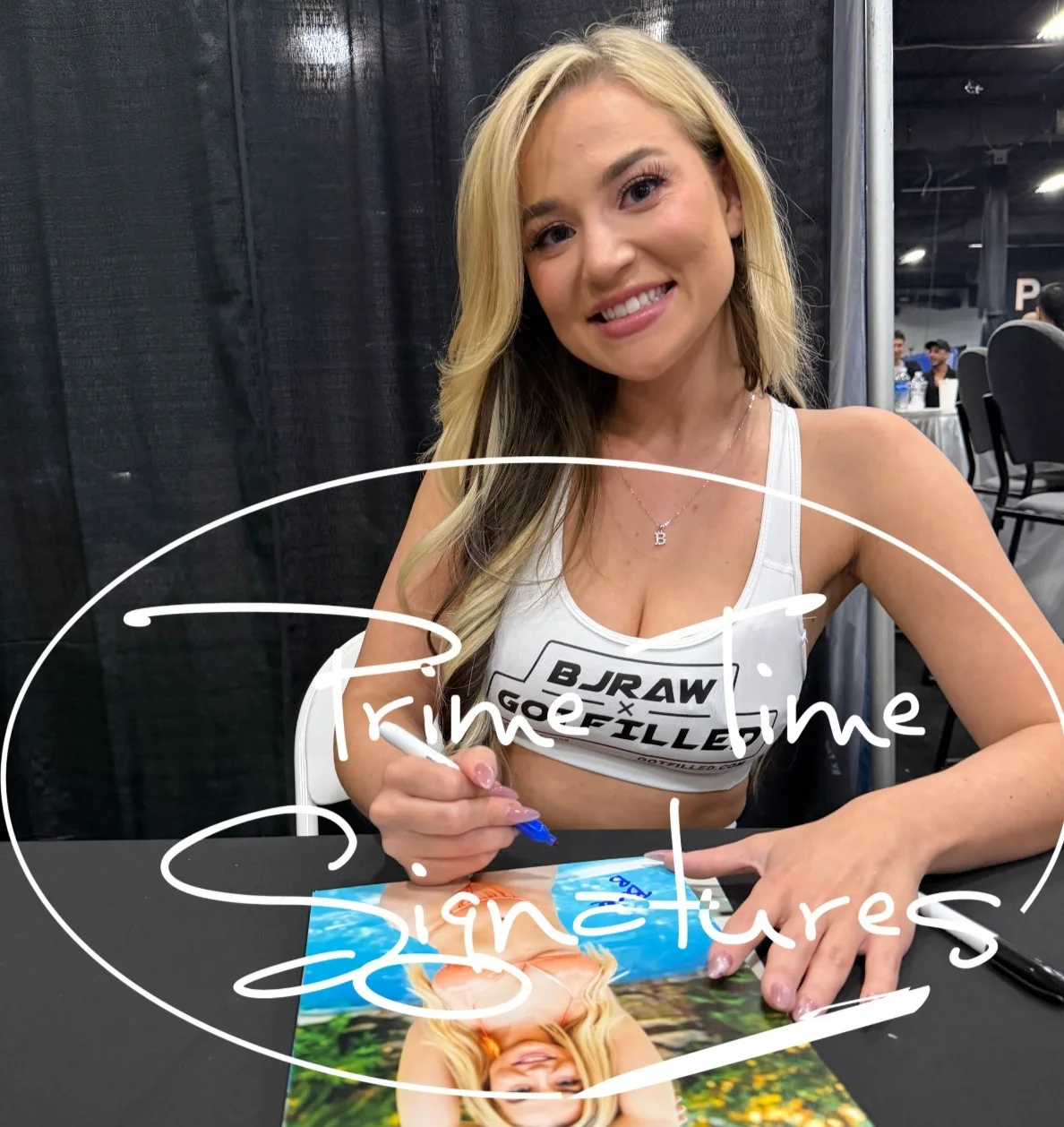 Blake Blossom — Hot Sexy Blake Blossom Signed 8x10 Photo Adult Star Authentic Autograph Beckett, изображение 2