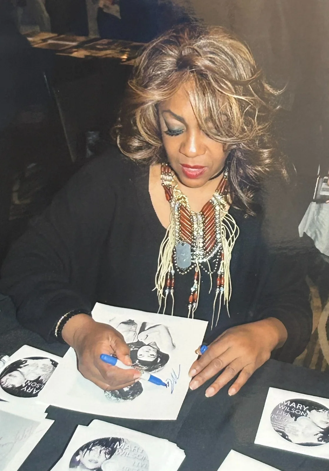 BEAUTIFUL MARY WILSON THE SUPREME SIGNED PHOTO WITH PROOF, изображение 3