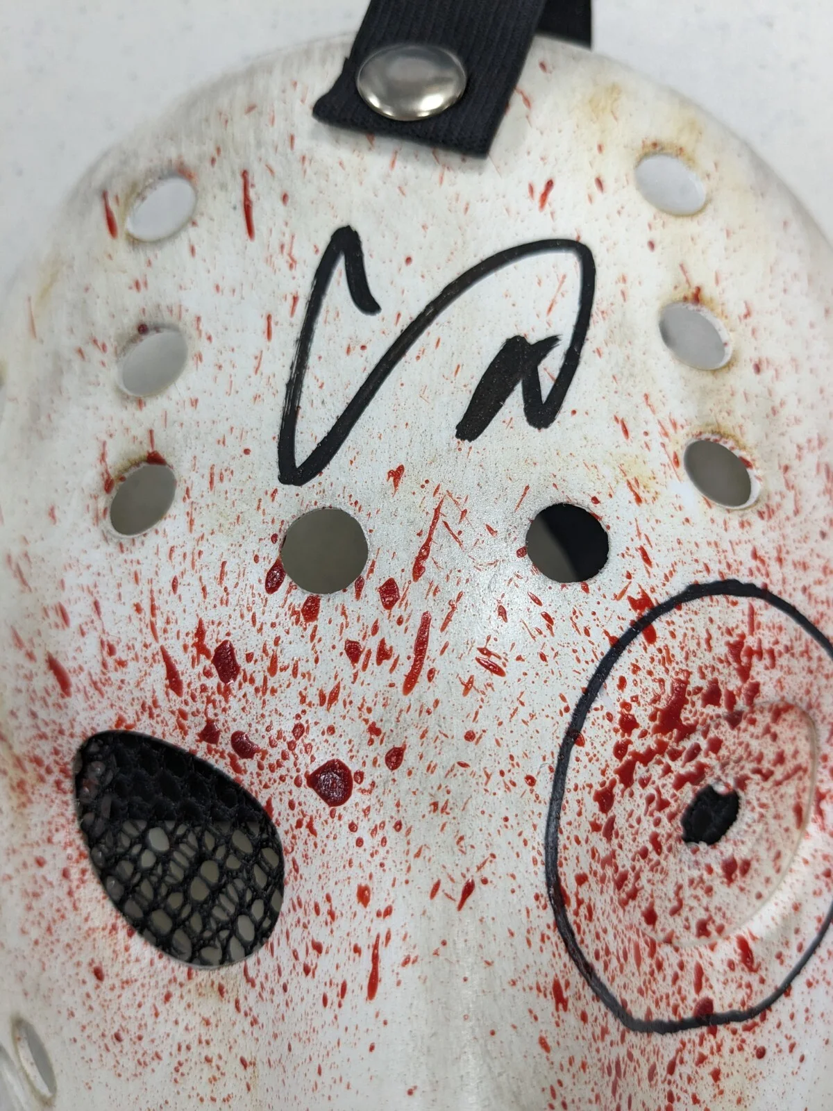 COREY TAYLOR Signed Bloody SLIPKNOT MASK Autograph CMFT Stone Sour BAS JSA COA, image 2
