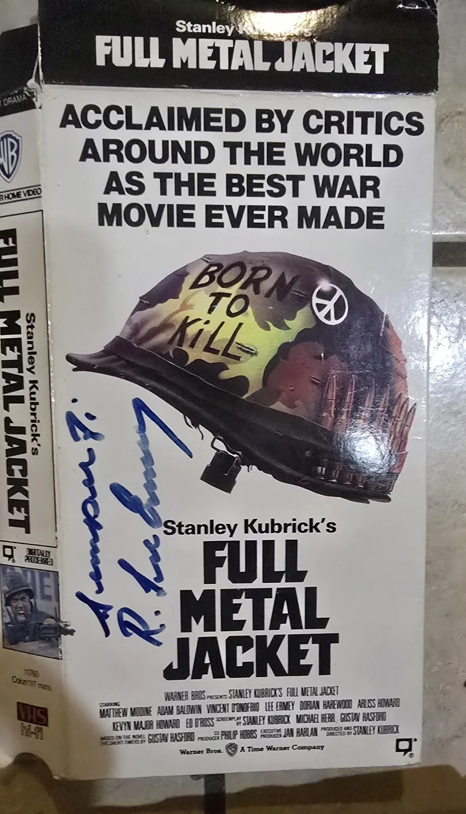 Full Metal Jacket SIGNED Items Modine D'Onofrio & Ermey with Movie Quote! RARE, image 5