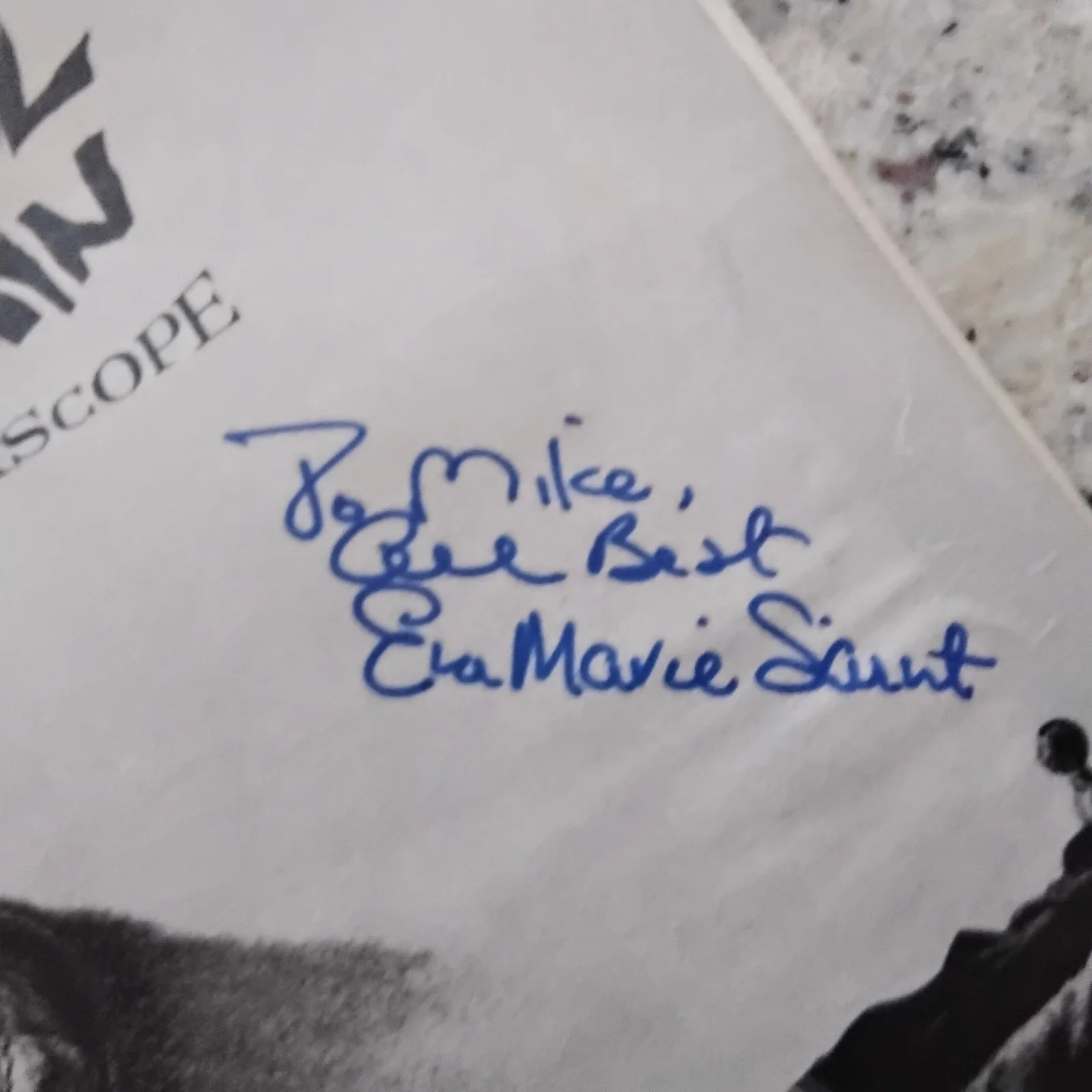 Eva Marie Saint SIGNED 1957 Movie Ad A Hatful of Rain Don Murray Tony Franciosa, изображение 5