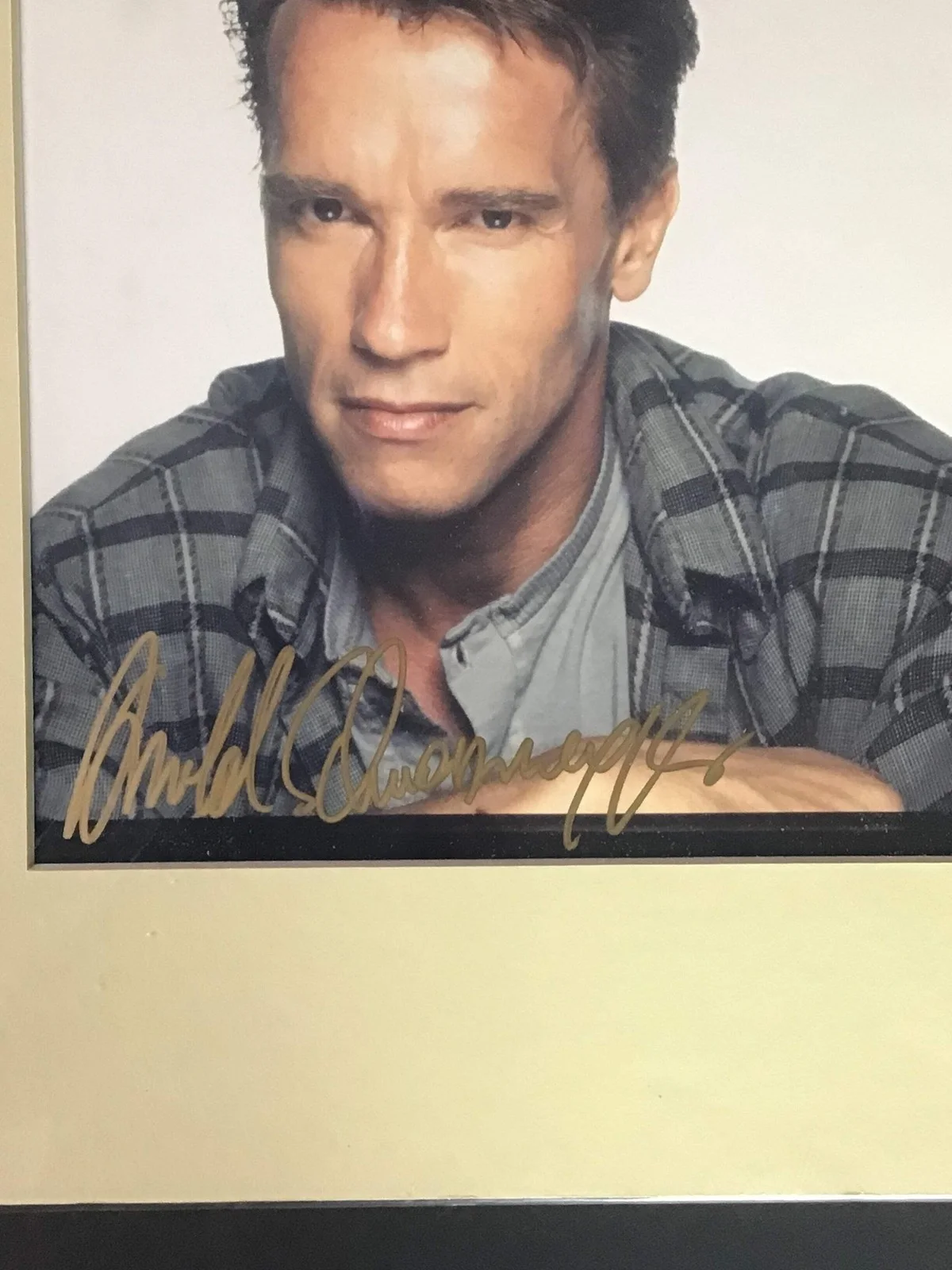 Arnold Schwarzenegger — Arnold Schwarzenegger Signed & Matted Photograph, image 3
