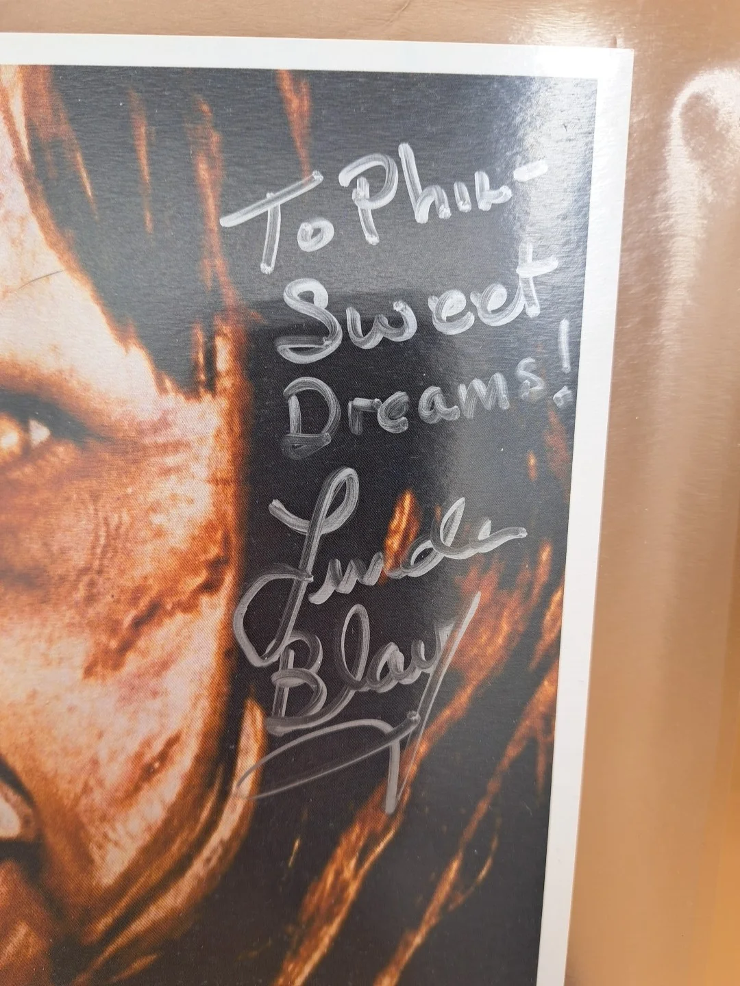 The Exorcist Linda Blair "Sweet Dreams" Autographed 8x10 *NO COA*, изображение 2