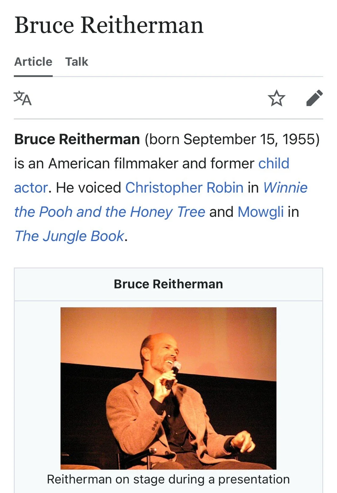 Bruce Reitherman — Bruce Reitherman aka Voice Christopher Robin Signed 4x6 Photo w/ COA Top Loader, image 5