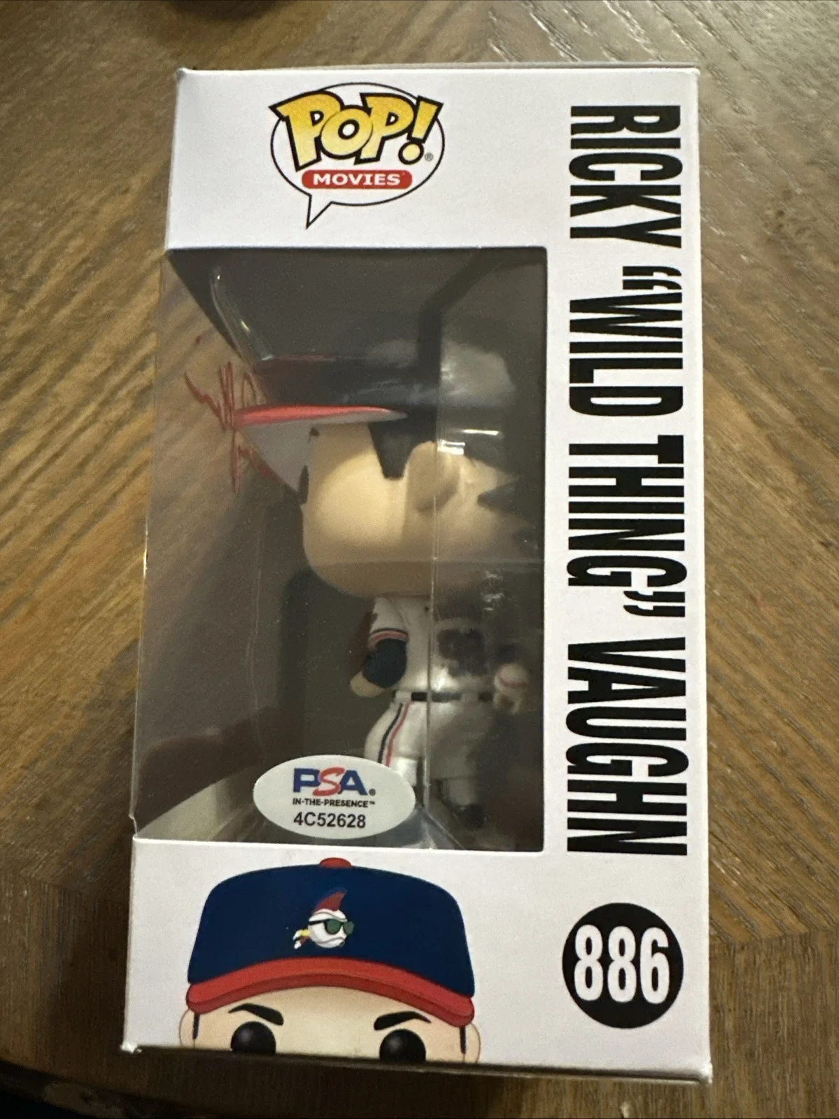 Charlie Sheen — Charlie Sheen signed Major League Ricky "Wild Thing" Vaughn Funko POP ~ PSA COA, изображение 4