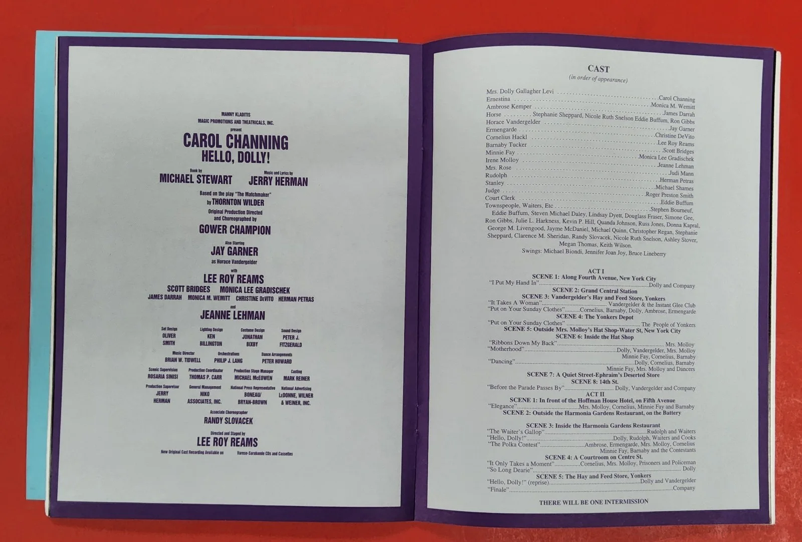 The McCallum Theater SIGNED Program Carol Channing Hello Dolly 1997, image 3