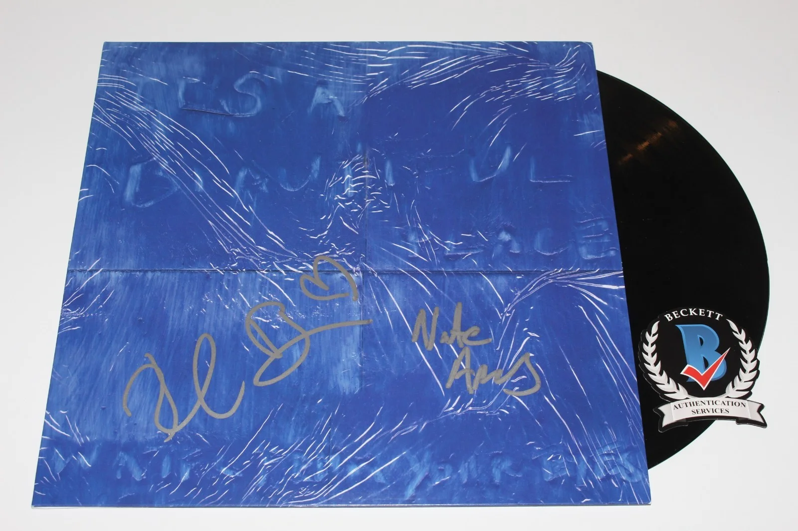 WATER FROM YOUR EYES SIGNED 'IT'S A BEAUTIFUL PLACE' ALBUM VINYL BECKETT COA x2, изображение 3