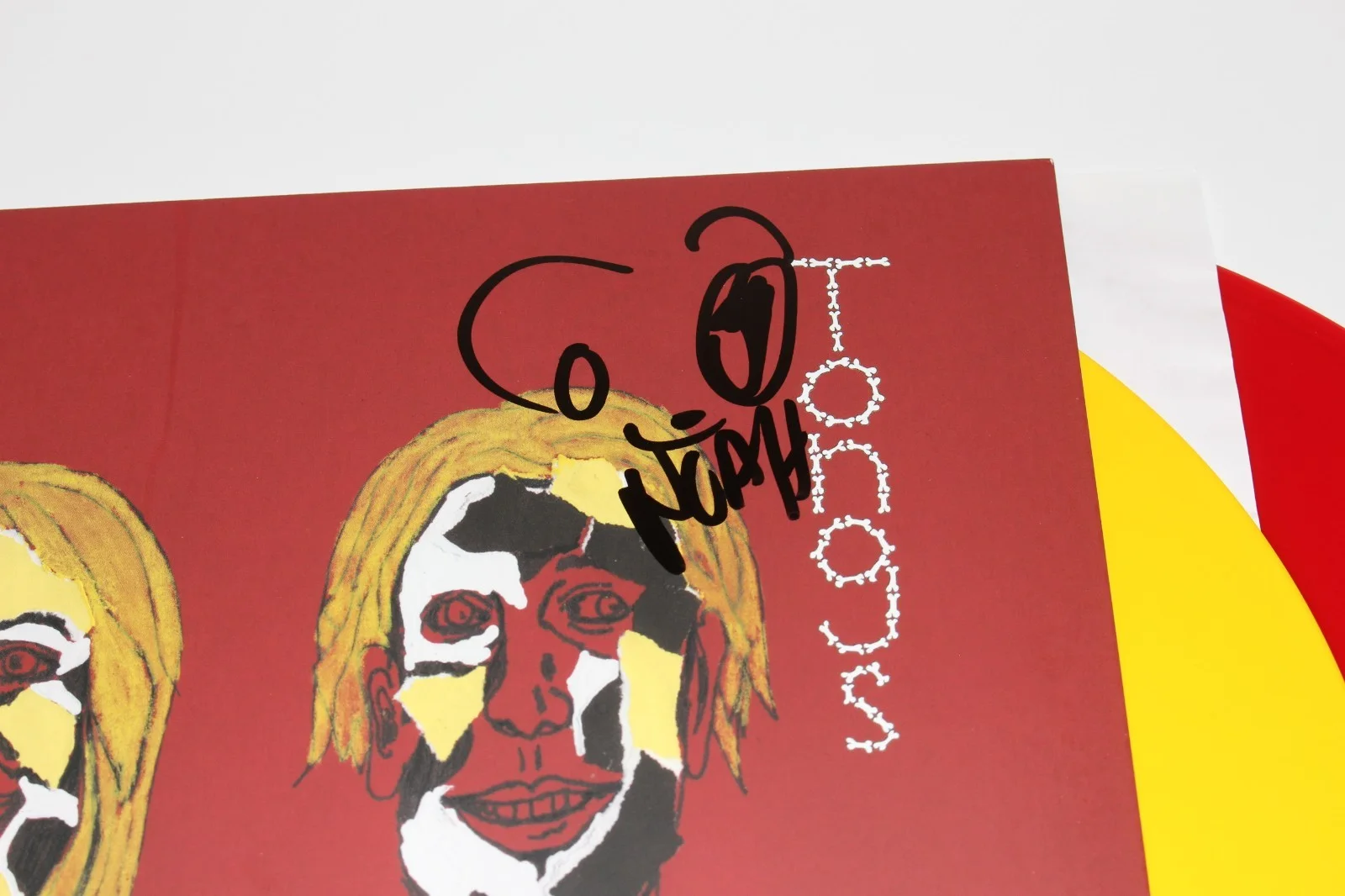 PANDA BEAR SIGNED ANIMAL COLLECTIVE SUNG TONGS ALBUM VINYL RECORD BECKETT COA, изображение 4