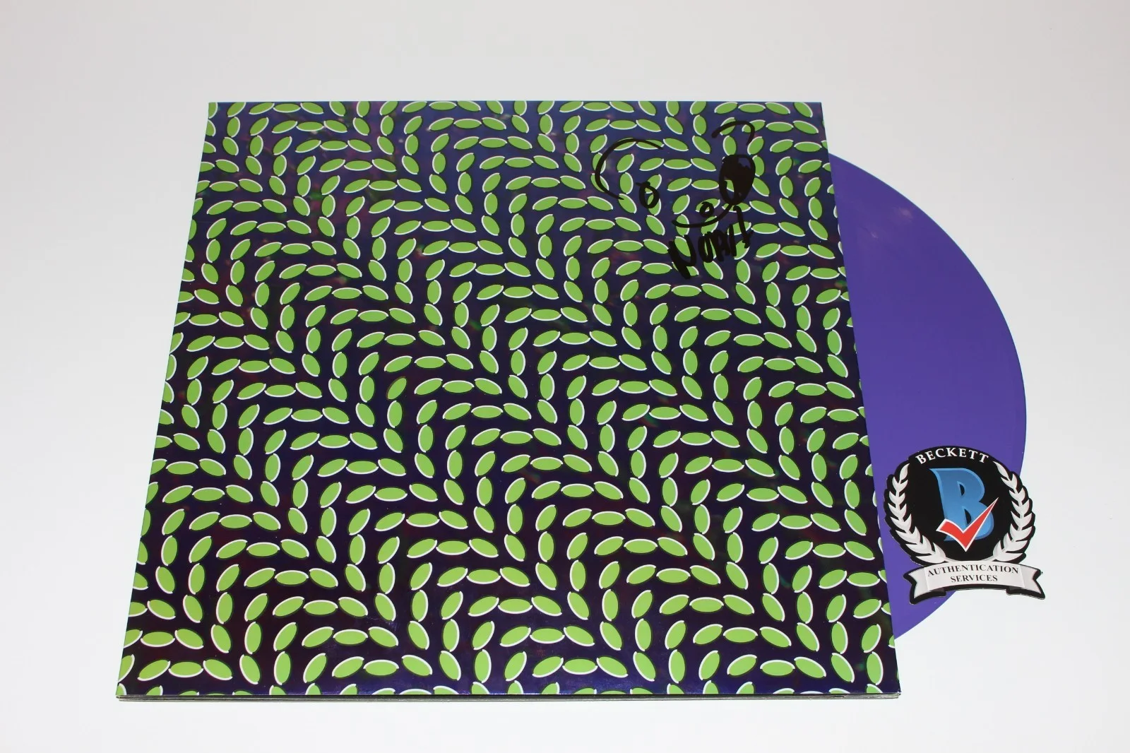PANDA BEAR SIGNED ANIMAL COLLECTIVE MERRIWEATHER POST ALBUM VINYL BECKETT COA, изображение 3