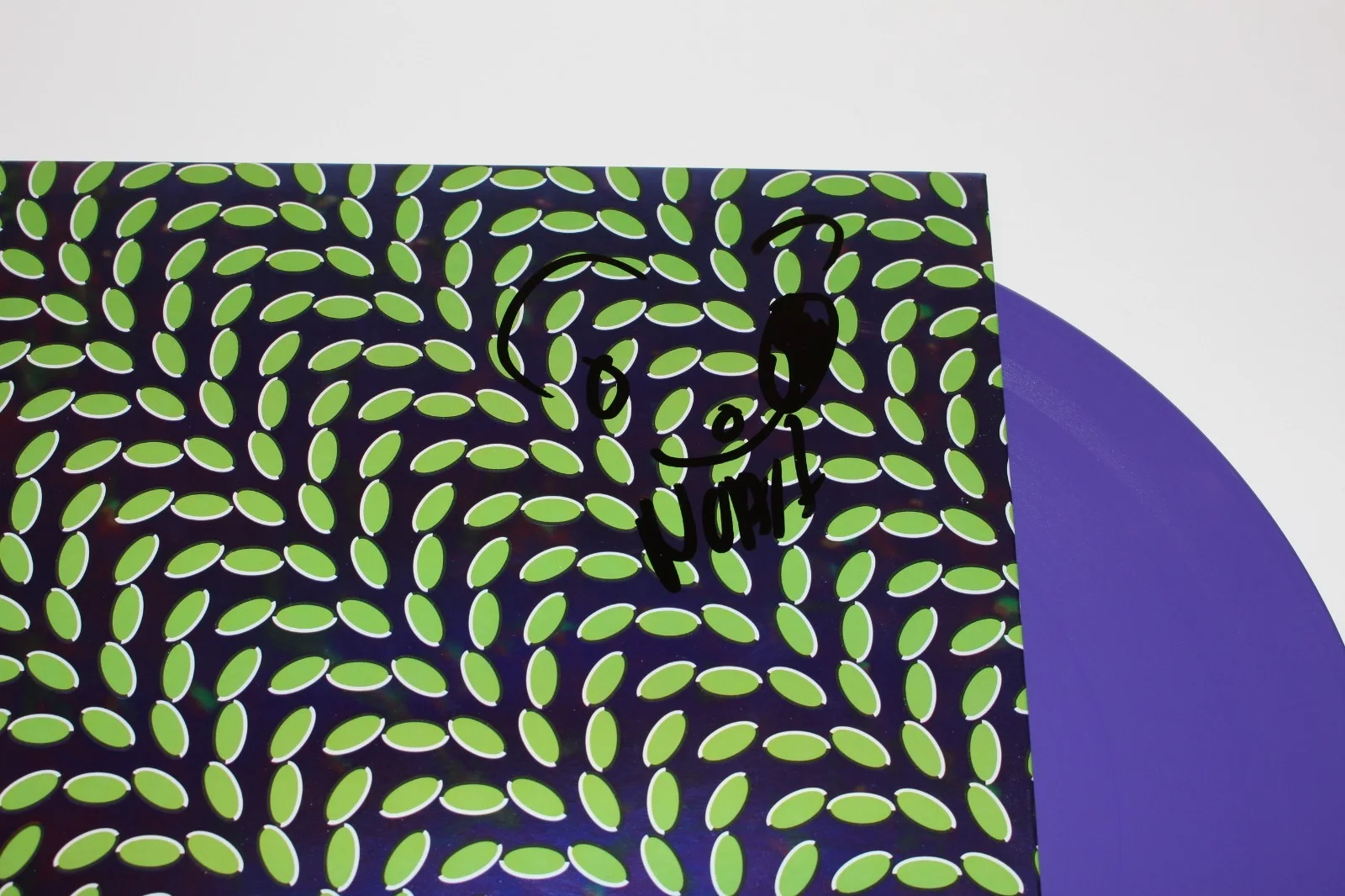 PANDA BEAR SIGNED ANIMAL COLLECTIVE MERRIWEATHER POST ALBUM VINYL BECKETT COA, изображение 4