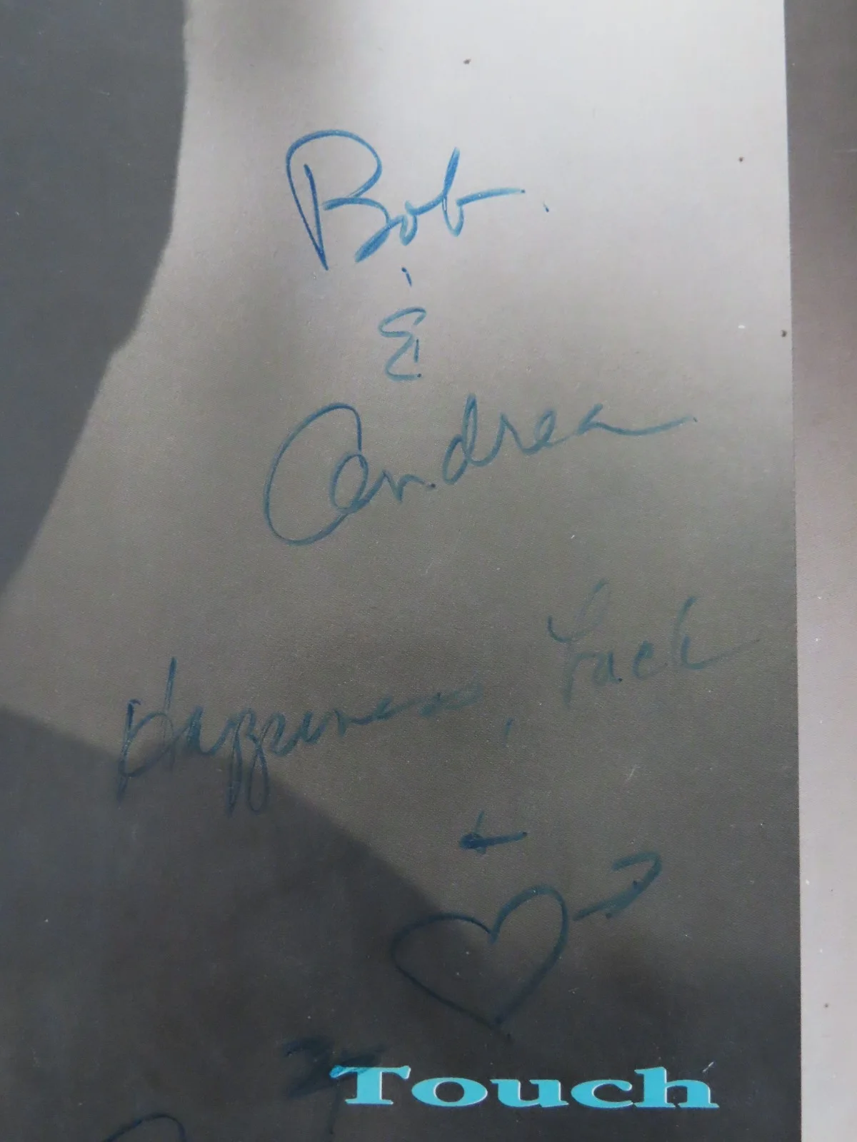 LAURA BRANIGAN signed "Touch" 1987 Record / Album POWER OF LOVE Bob & Andrea COA, изображение 2