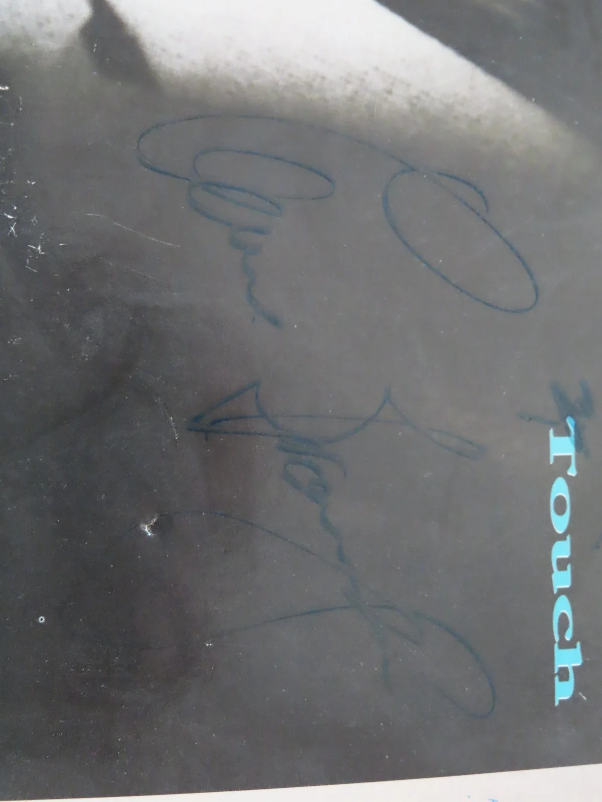 LAURA BRANIGAN signed "Touch" 1987 Record / Album POWER OF LOVE Bob & Andrea COA, изображение 3