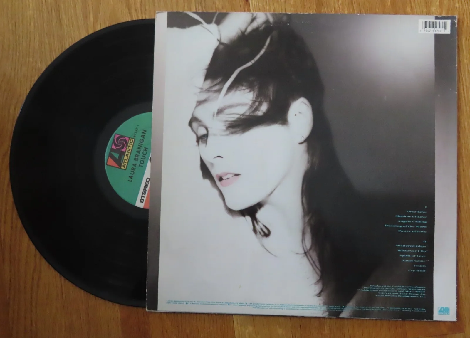 LAURA BRANIGAN signed "Touch" 1987 Record / Album POWER OF LOVE Bob & Andrea COA, изображение 4