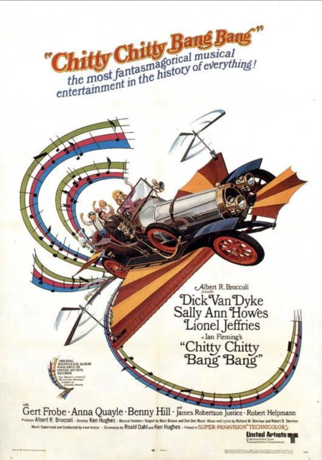 Chitty Chitty Bang Bang - Very Rare - Unmounted Genuine 35mm Film Cells, изображение 2