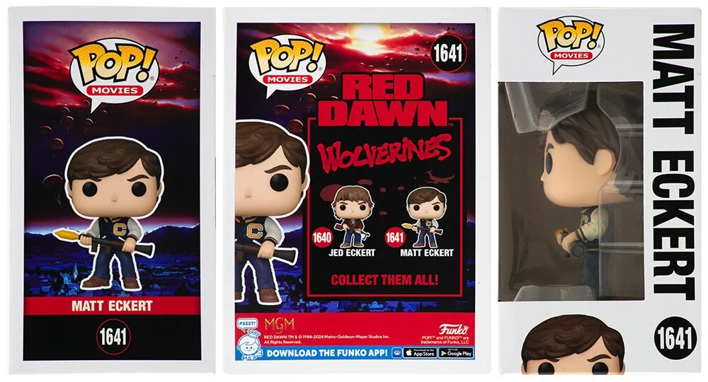 Websites — Charlie Sheen Signed Red Dawn Matt Eckert Funko Pop Doll #1641 - (SCHWARTZ COA), изображение 2