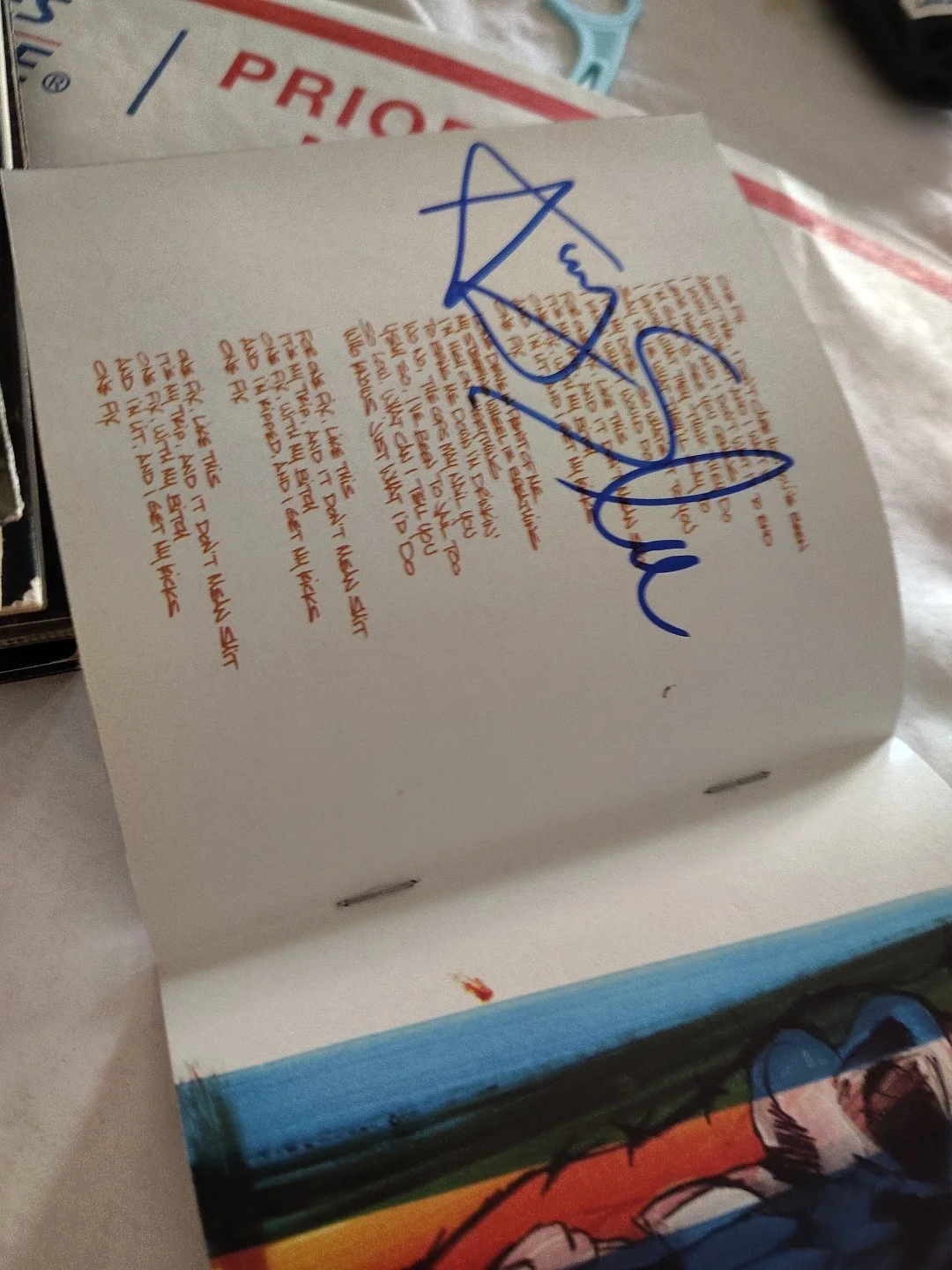 Dope Band Signed Cd Booklet 1st 1 Edsel Dope, image 2