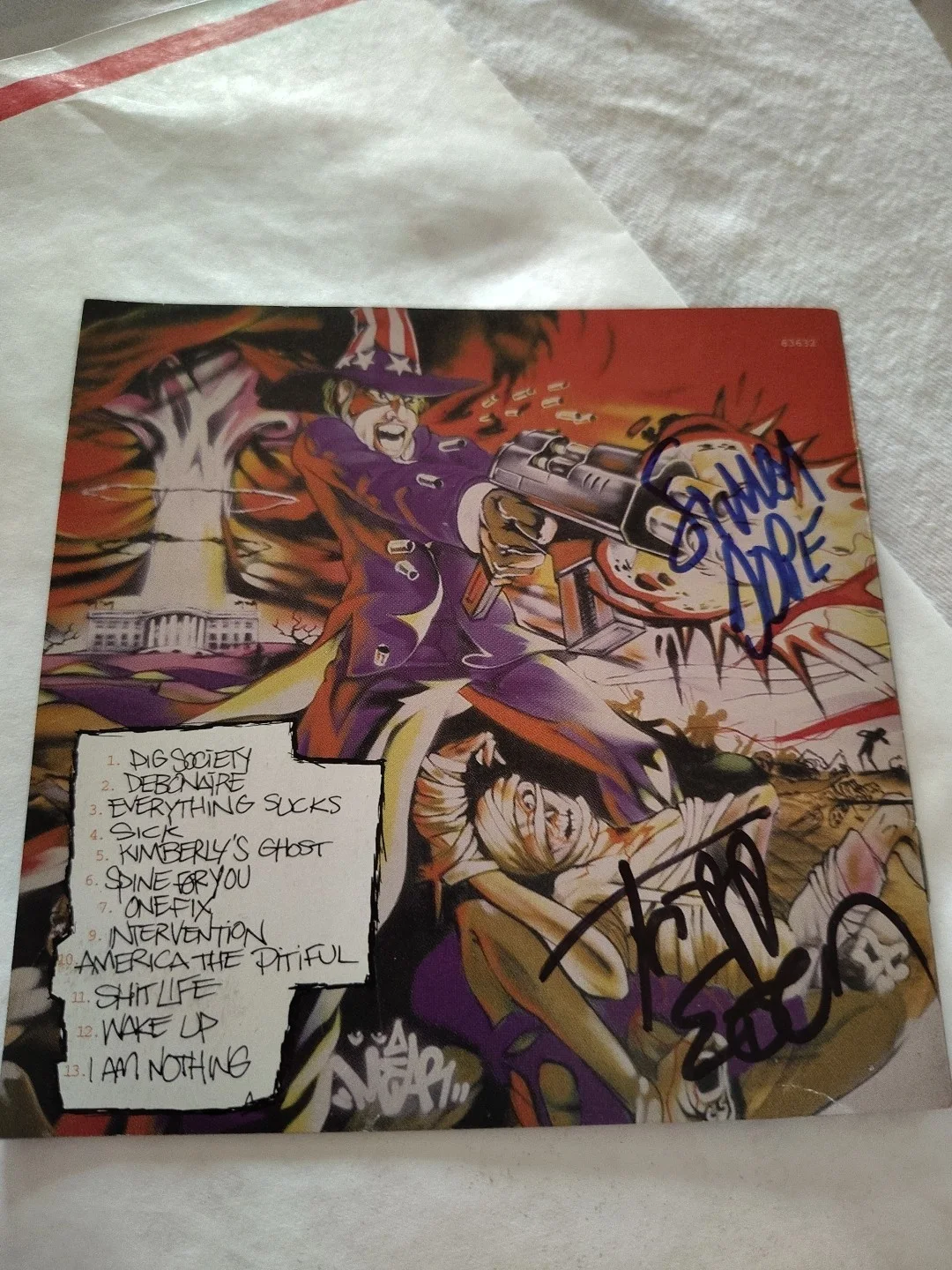 Dope Band Signed Cd Booklet 1st 1 Edsel Dope, image 3