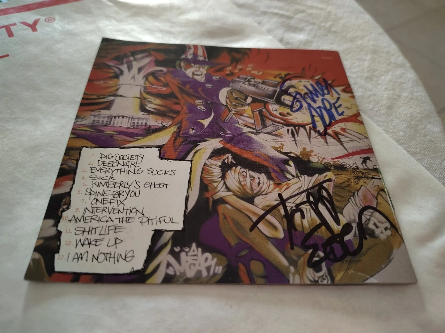 Dope Band Signed Cd Booklet 1st 1 Edsel Dope, image 5