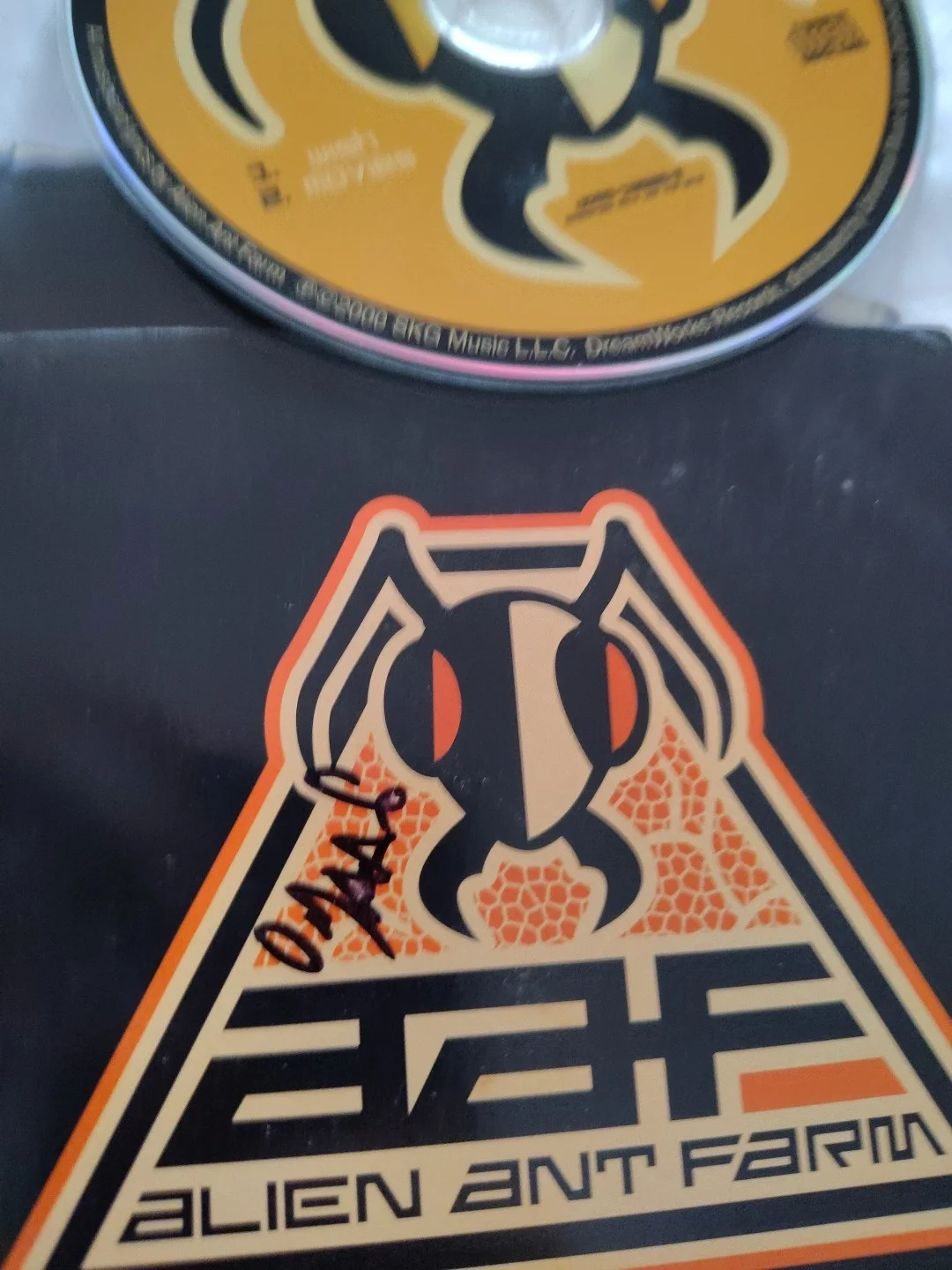 Alien Ant Farm Signed Cd Movies Dryden The Singer Signed 2x, image 2
