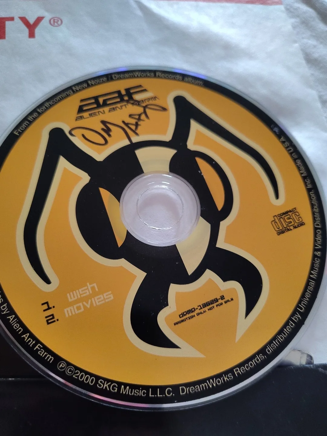 Alien Ant Farm Signed Cd Movies Dryden The Singer Signed 2x, image 3