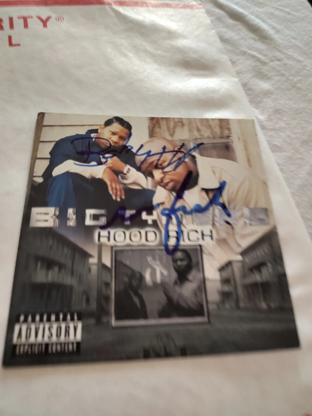 Big Tymers Signed Cd Booklet Mannie Fresh Baby Birdman, image 2