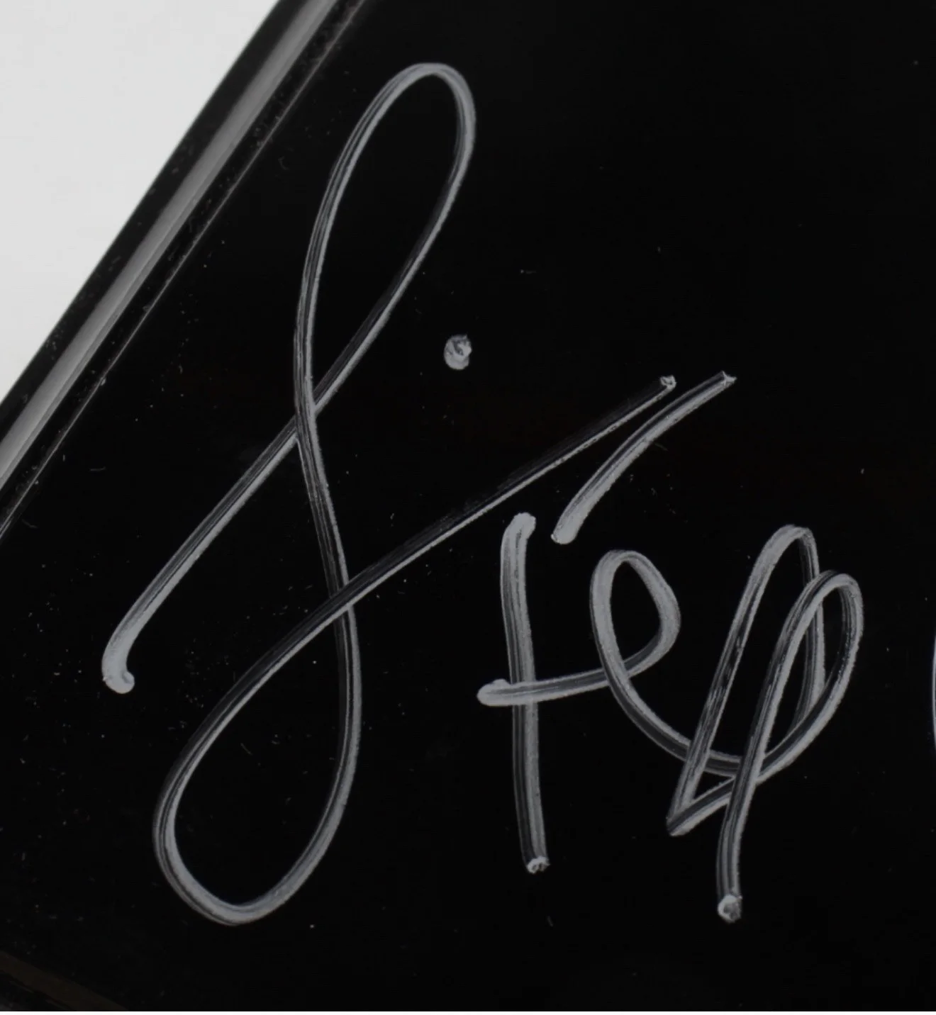 Jamie Foxx — Jamie Foxx Autographed Ray Mini Piano - JSA W Auth *Silver, image 2