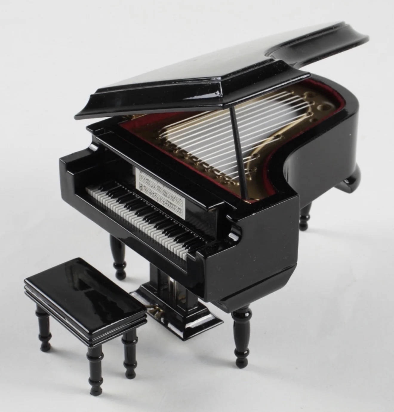 Jamie Foxx — Jamie Foxx Autographed Ray Mini Piano - JSA W Auth *Silver, image 3