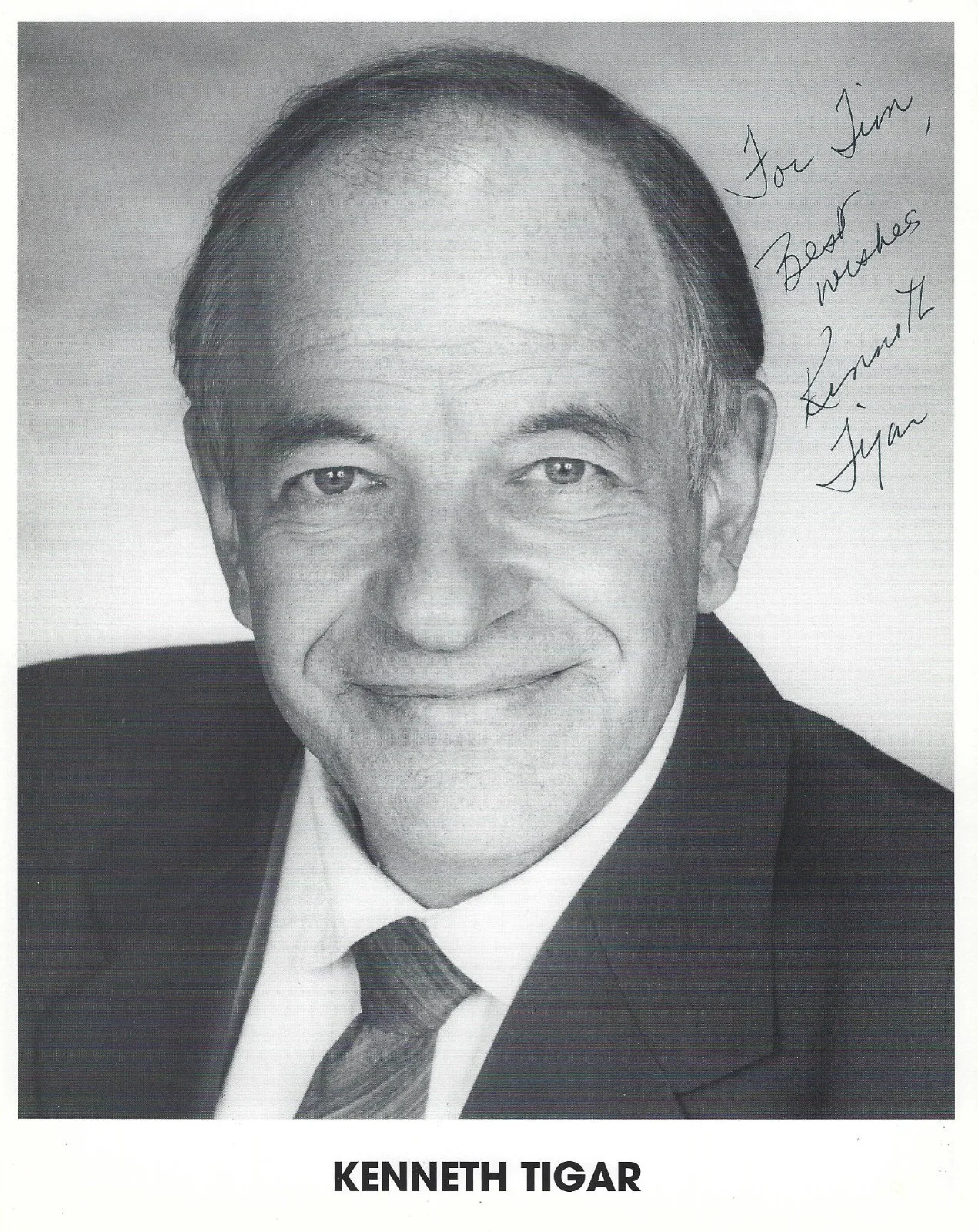 Kenneth Tigar — Kenneth Tigar Autographed Signed 8x10 Photo - Happy Hooker Lethal Weapon - w/COA